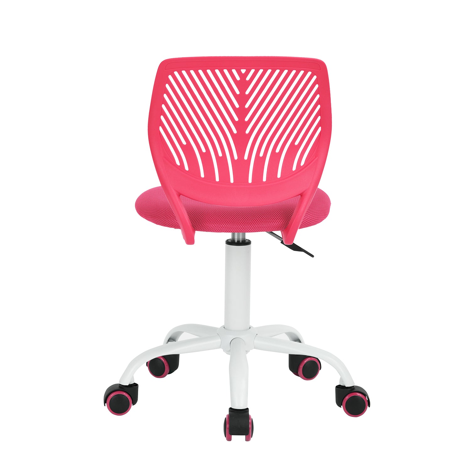 Homy Casa Matera 2PC Pink Vanity Set 35” Led Lighted Mirror Desk with CARNATION Pink Swivel Chair