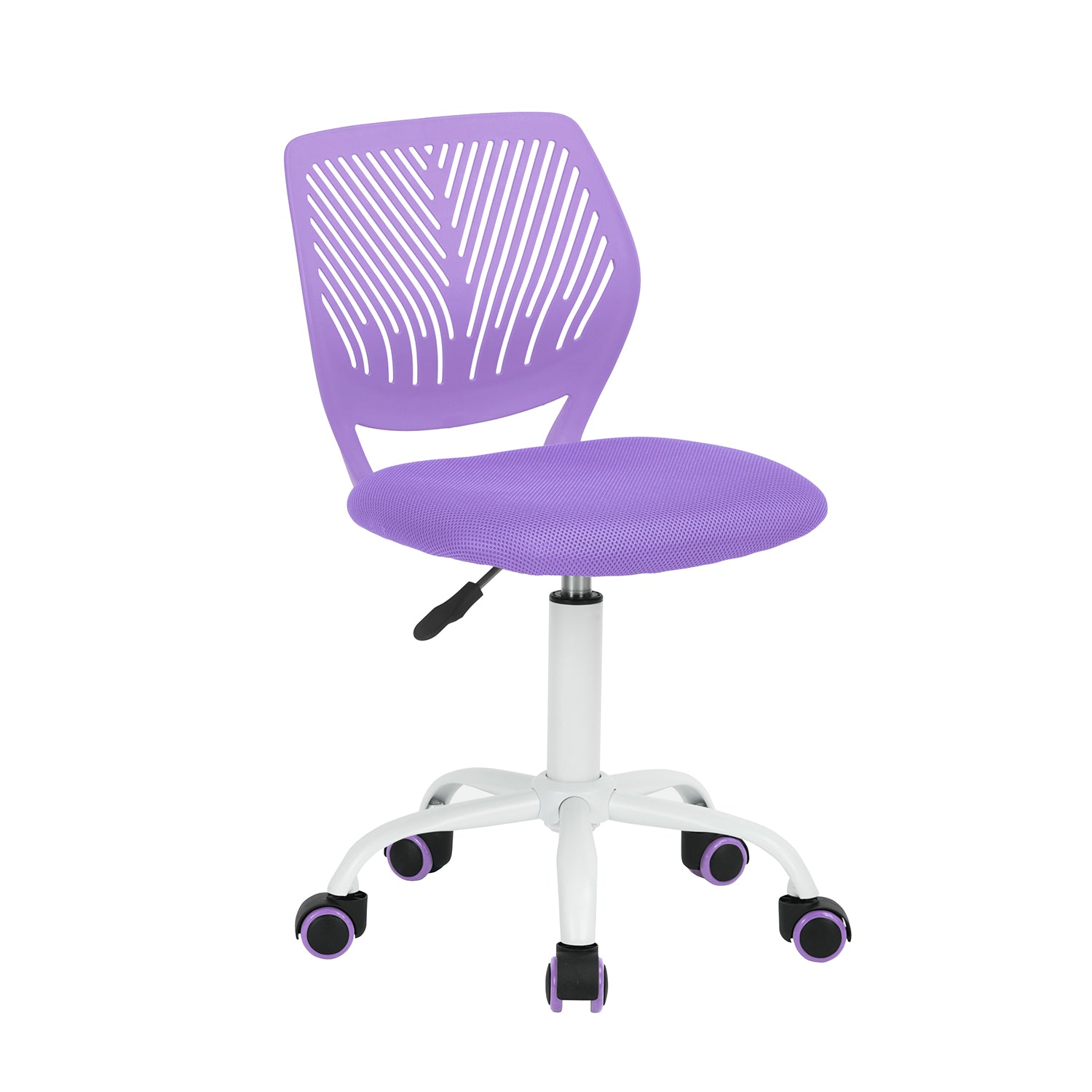 Homy Casa Carnation Purple Office Chair with Height Adjustable