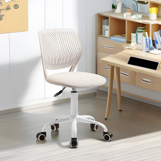 Carnation Fabric Study Chair - Morandi Colors, Ergonomic Design