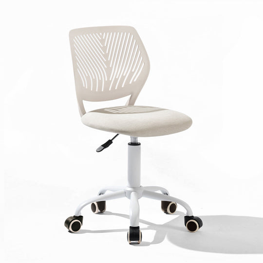 Carnation Fabric Study Chair - Morandi Colors, Ergonomic Design