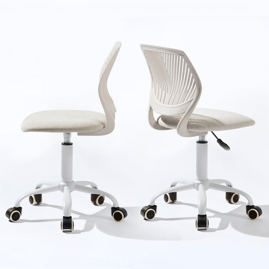 Carnation Fabric Study Chair - Morandi Colors, Ergonomic Design