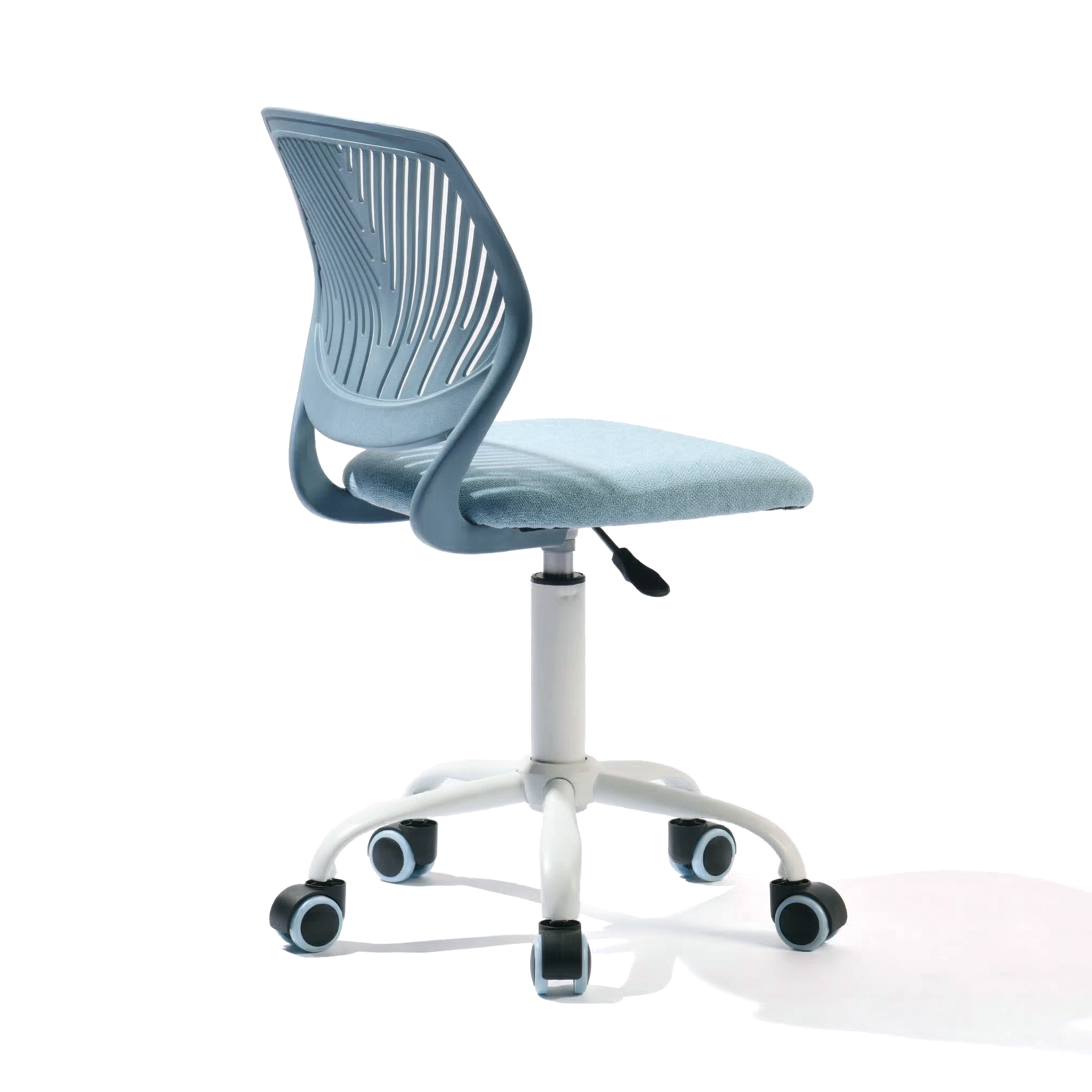 Homy Casa Carnation Morandi Blue Fabric Desk Chair