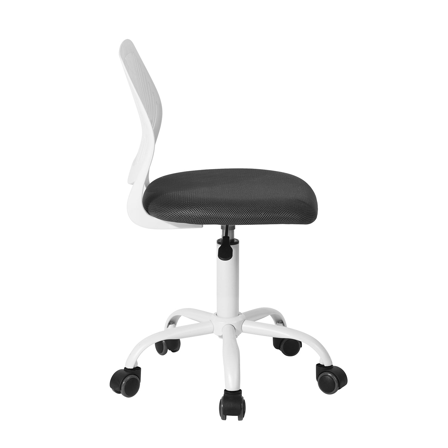 Homy Casa DEMBE+CARNATION 2PC Office Furniture Set 31.5” Desk with Grey Secretary Chair Open Box
