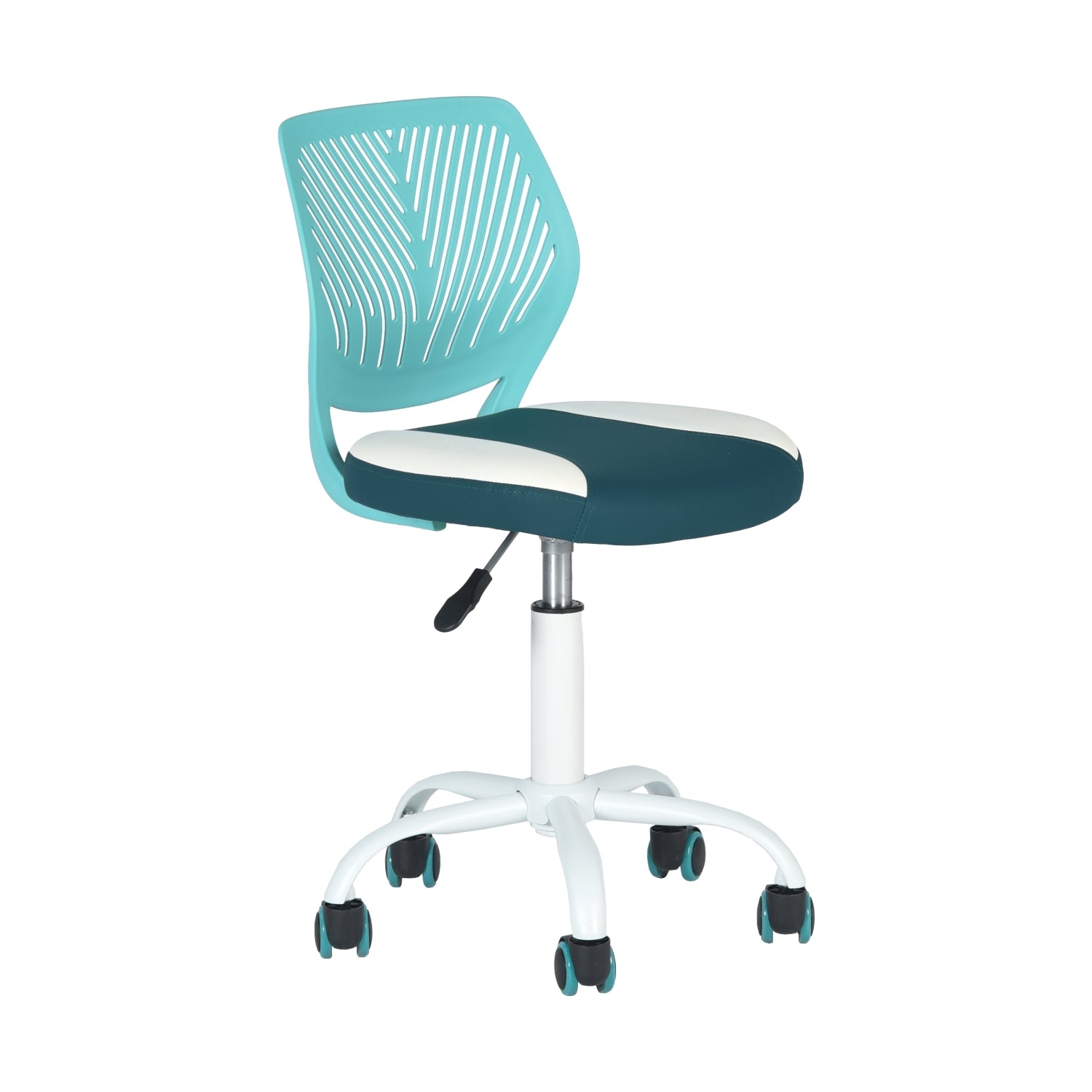 Homy Casa Carnation Green Ergonomic Study Chair Sleek Study Chair