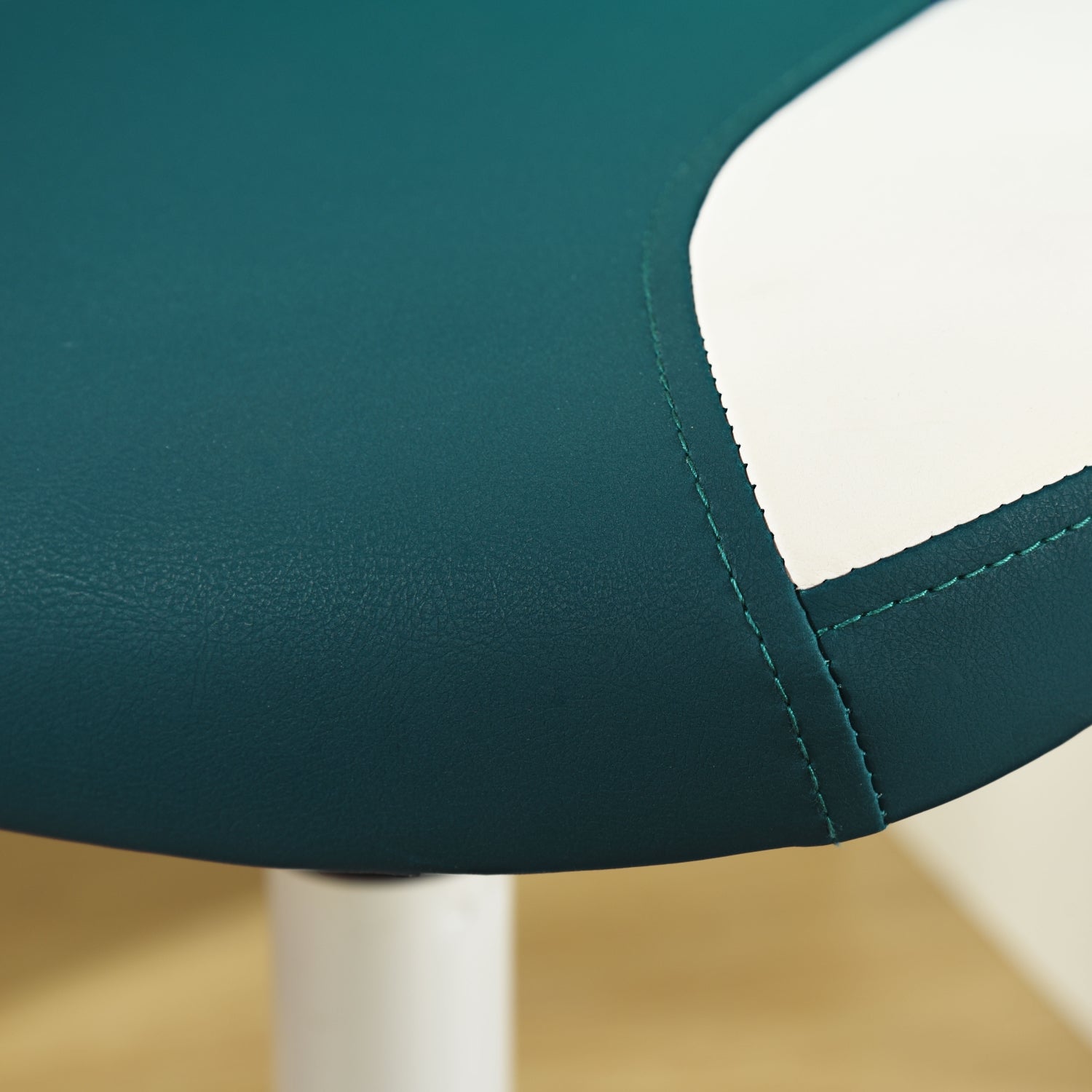 Homy Casa Carnation Green Ergonomic Study Chair Sleek Study Chair