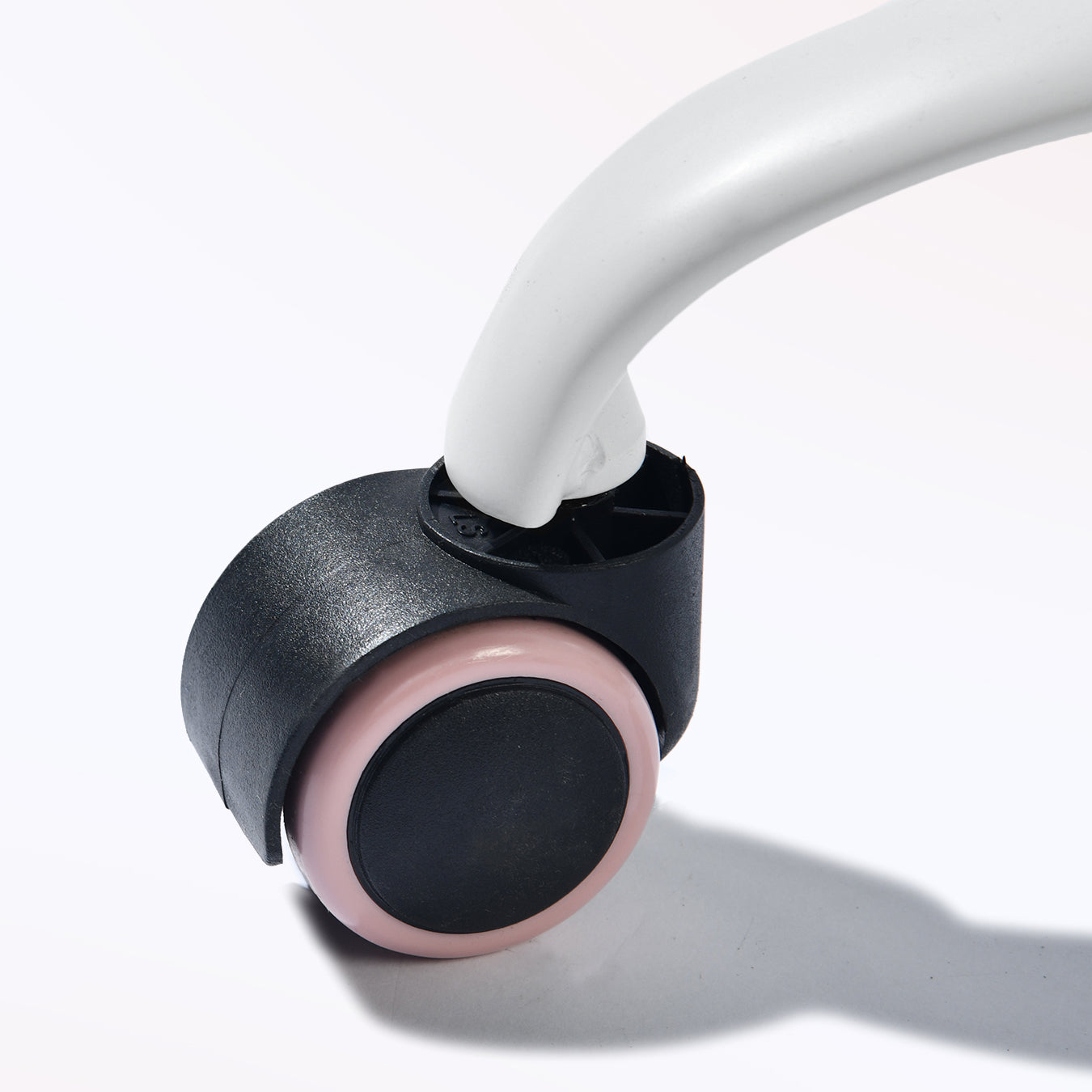 Homy Casa Carnation Morandi Pink Fabric Desk Chair