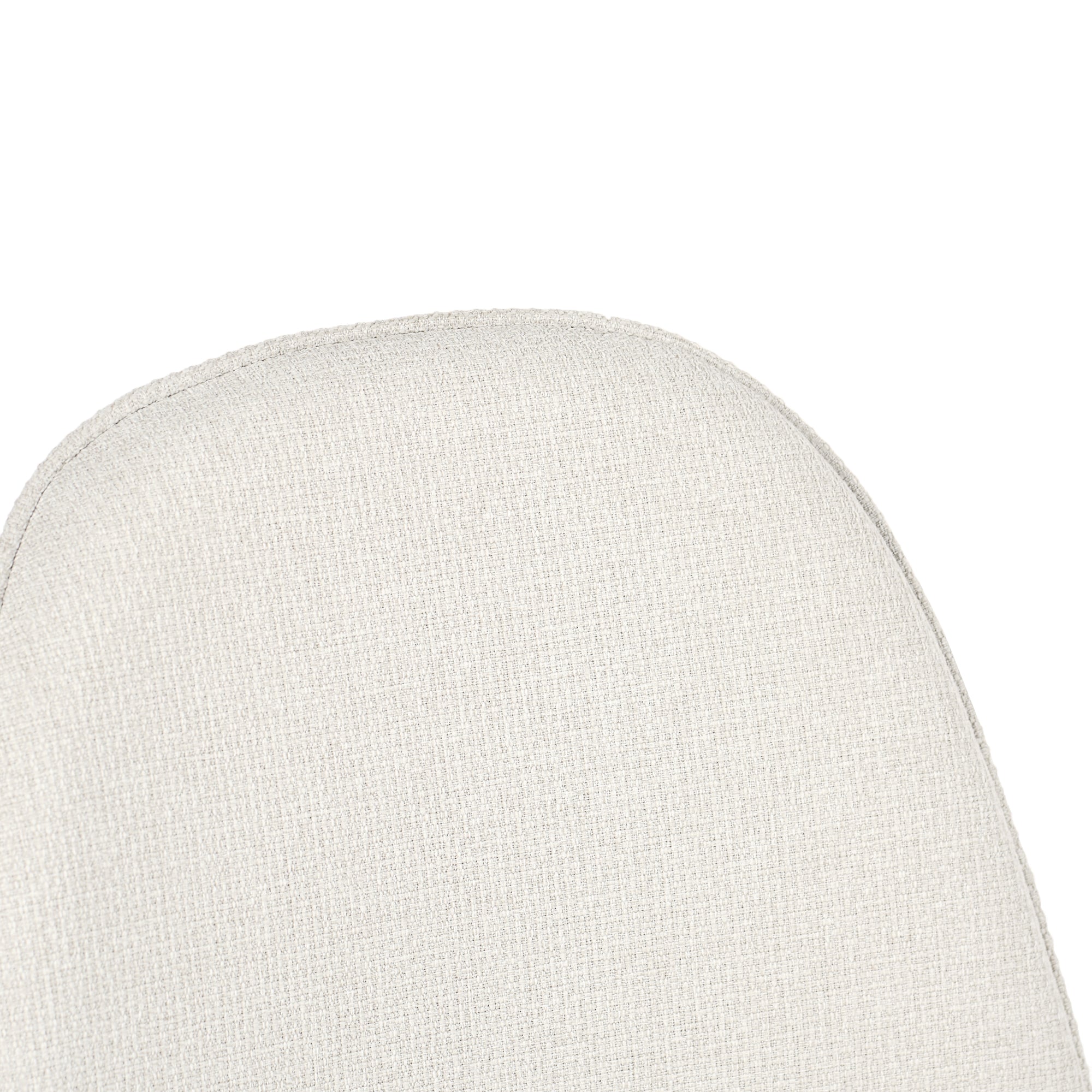 Homy Casa CHARLTON BARREL FABRIC BEIGE 17.32" W x 20.87" D x 33.86" H Dining Chair