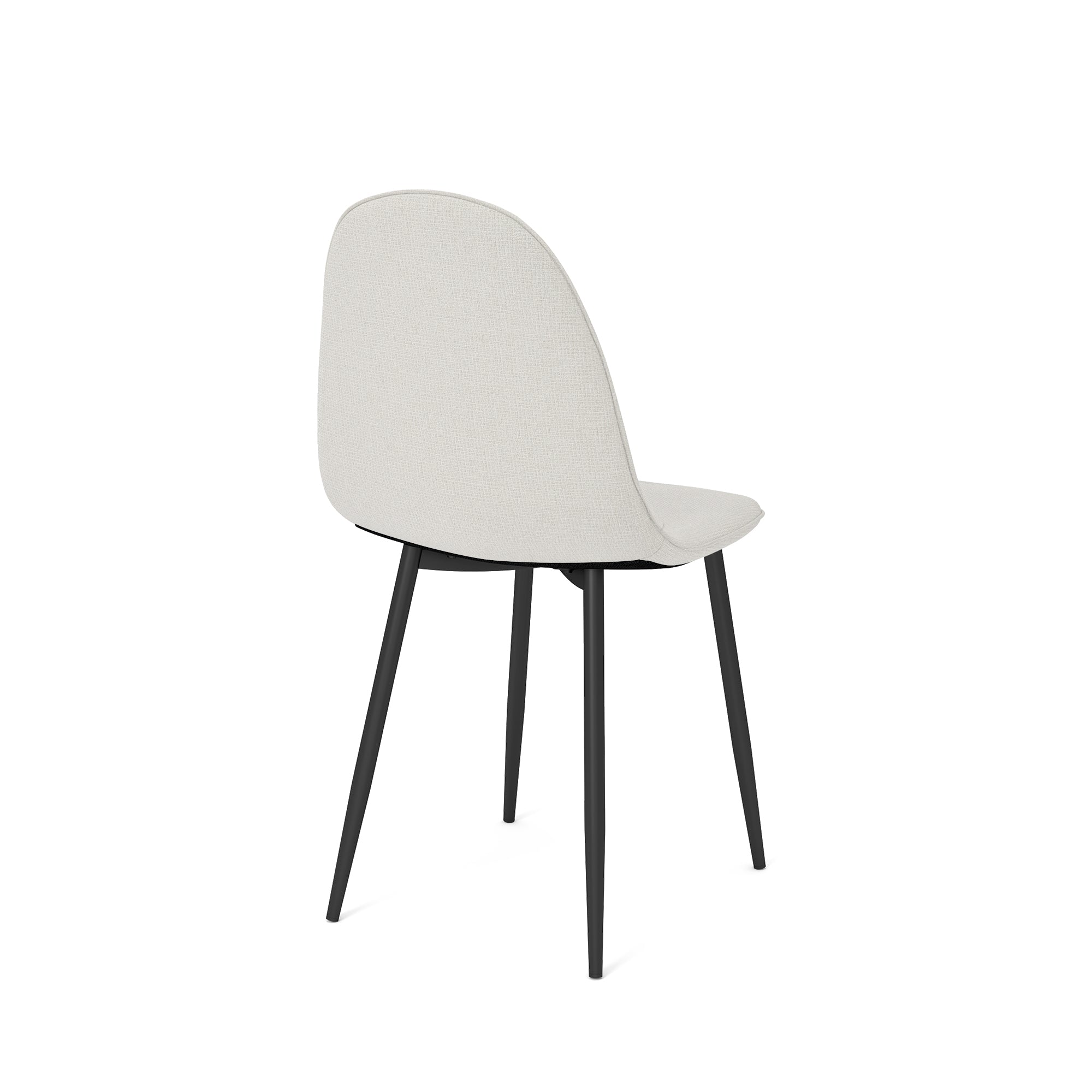 Homy Casa CHARLTON BARREL FABRIC BEIGE 17.32" W x 20.87" D x 33.86" H Dining Chair