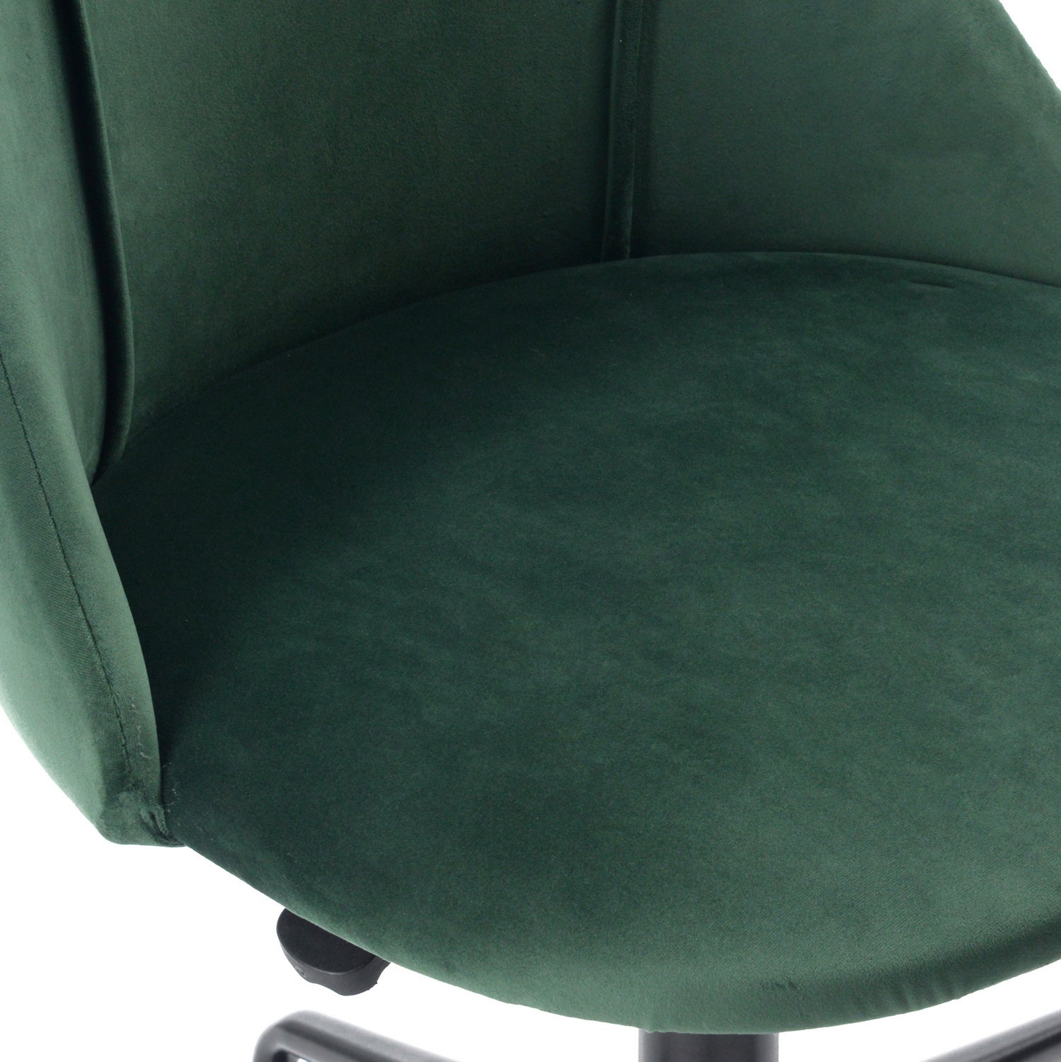 Homy Casa Cian Modern Velvet Upholstery Task Chair, Open Box