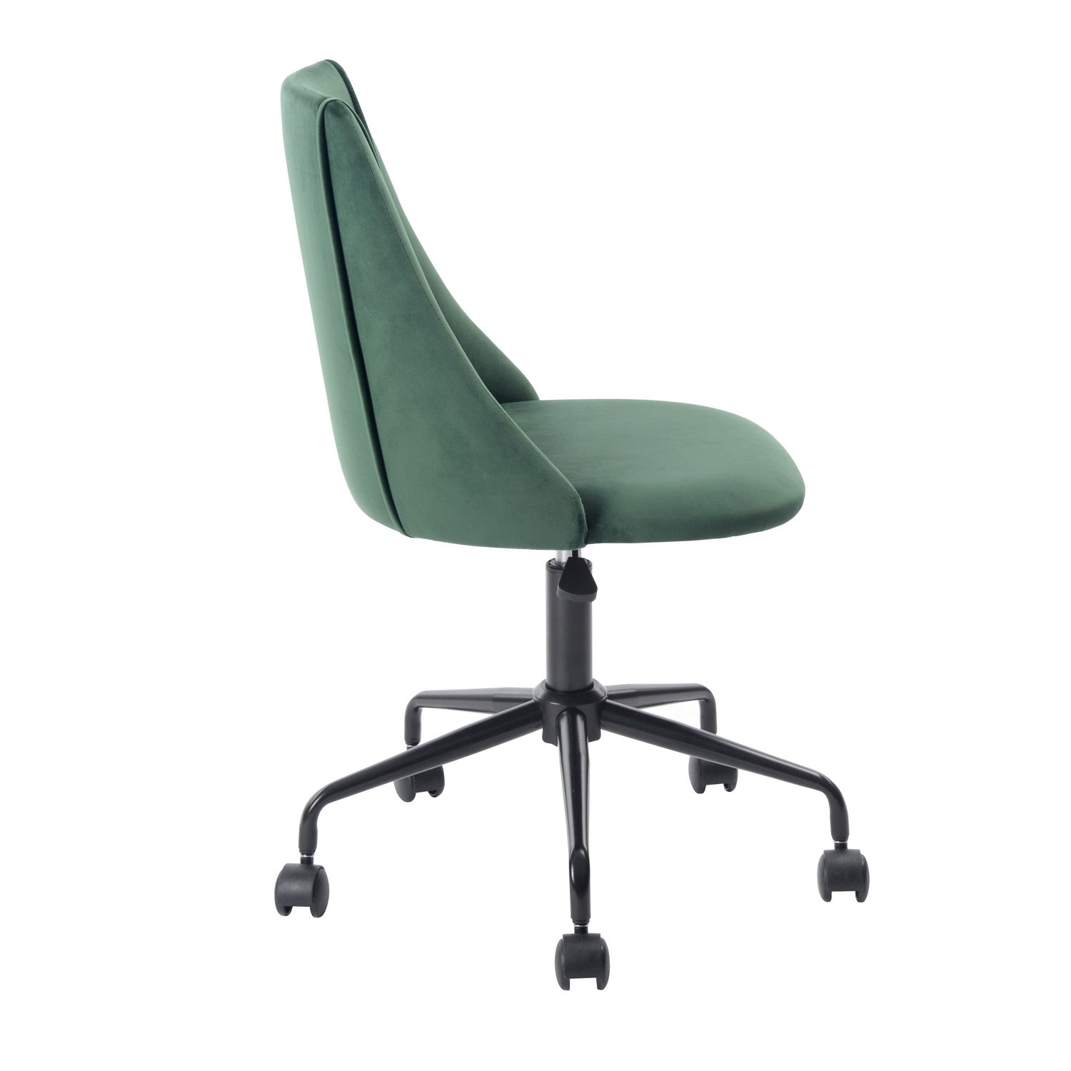 Homy Casa Cian Modern Velvet Upholstery Task Chair, Open Box