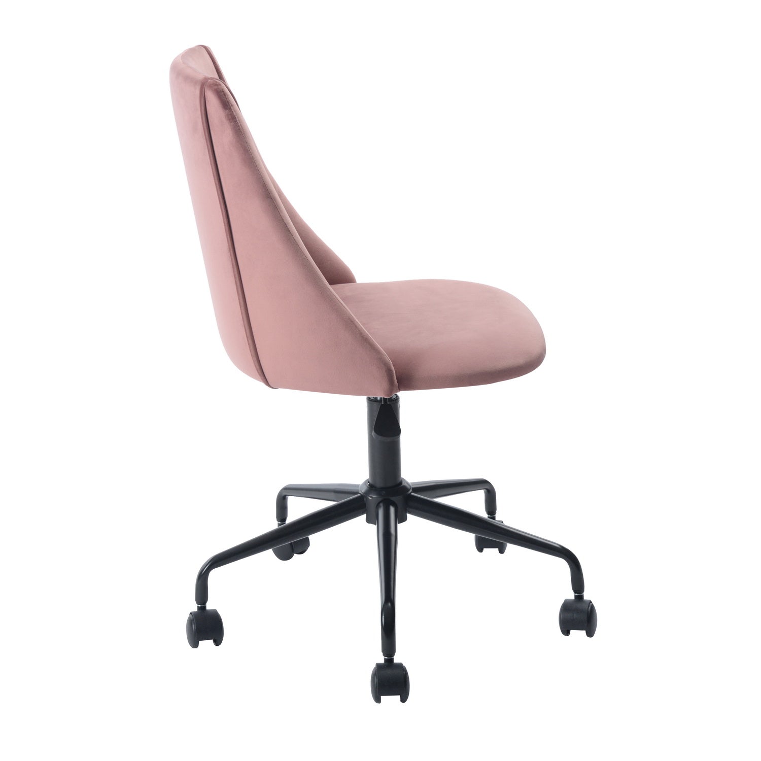 Homy Casa Cian Modern Velvet Upholstery Task Chair, Open Box
