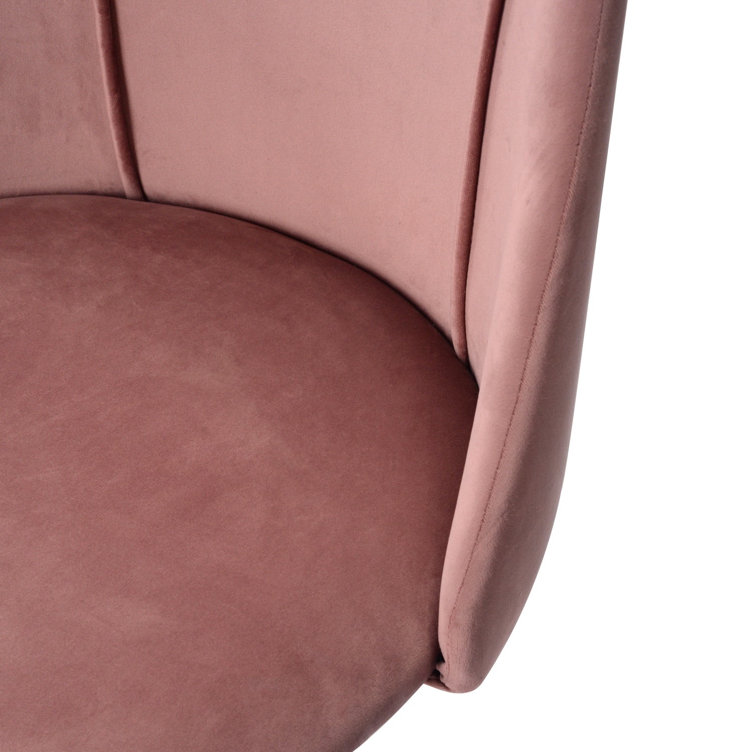 Homy Casa Cian Modern Velvet Upholstery Task Chair, Open Box