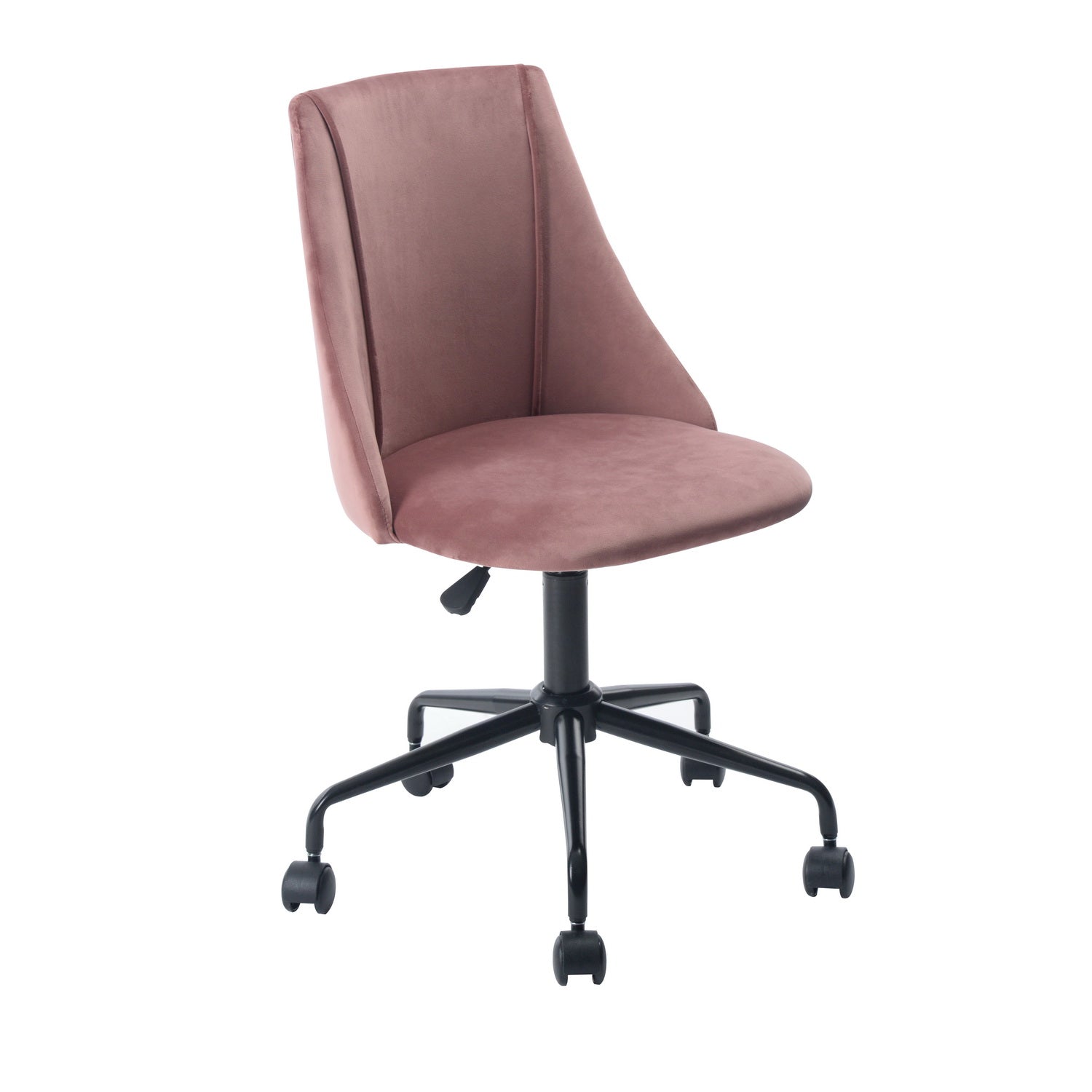 Homy Casa Cian Modern Velvet Upholstery Task Chair, Open Box