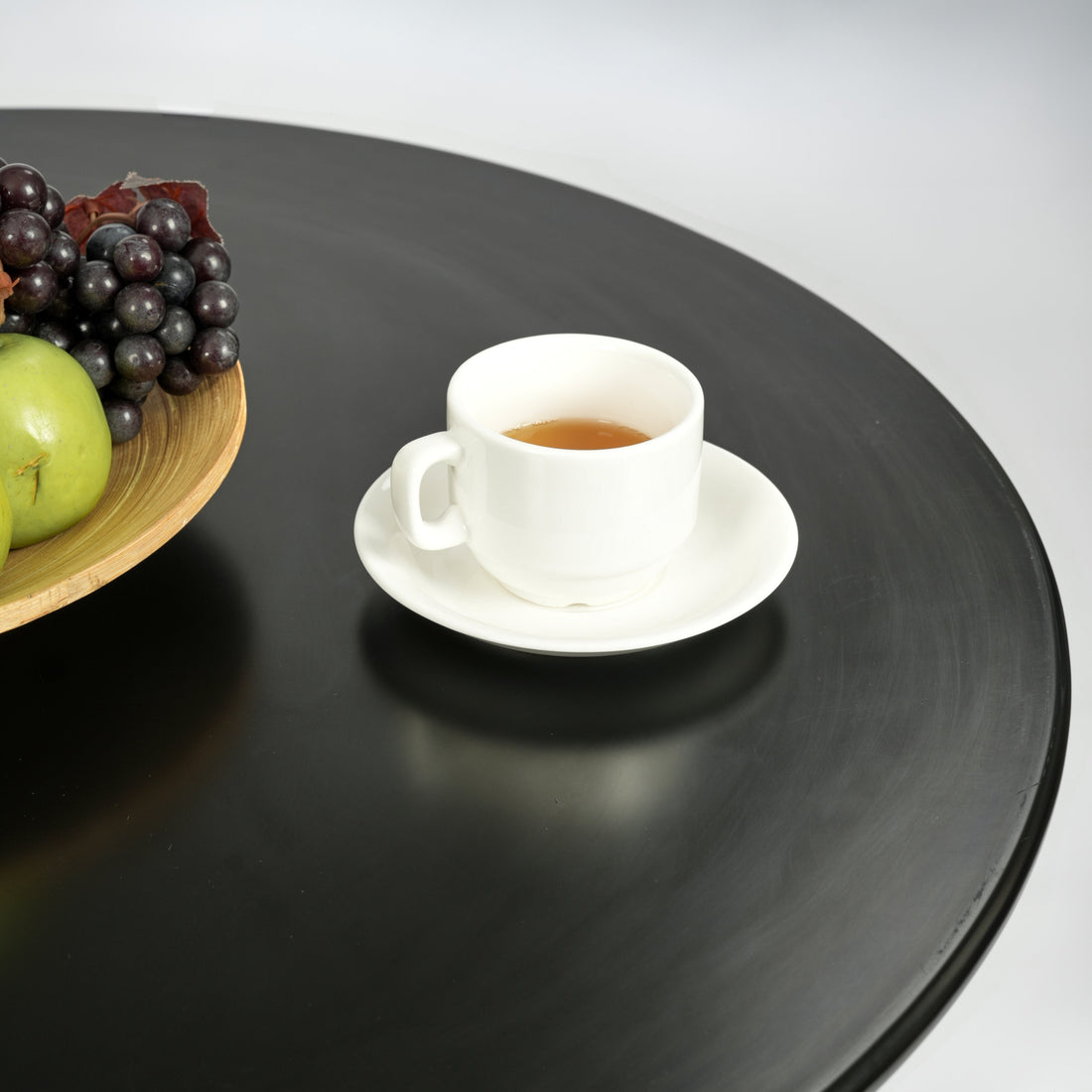 Clift Modern Round Black Dining Table for Stylish Living and Dining Spaces-HOMY CASA