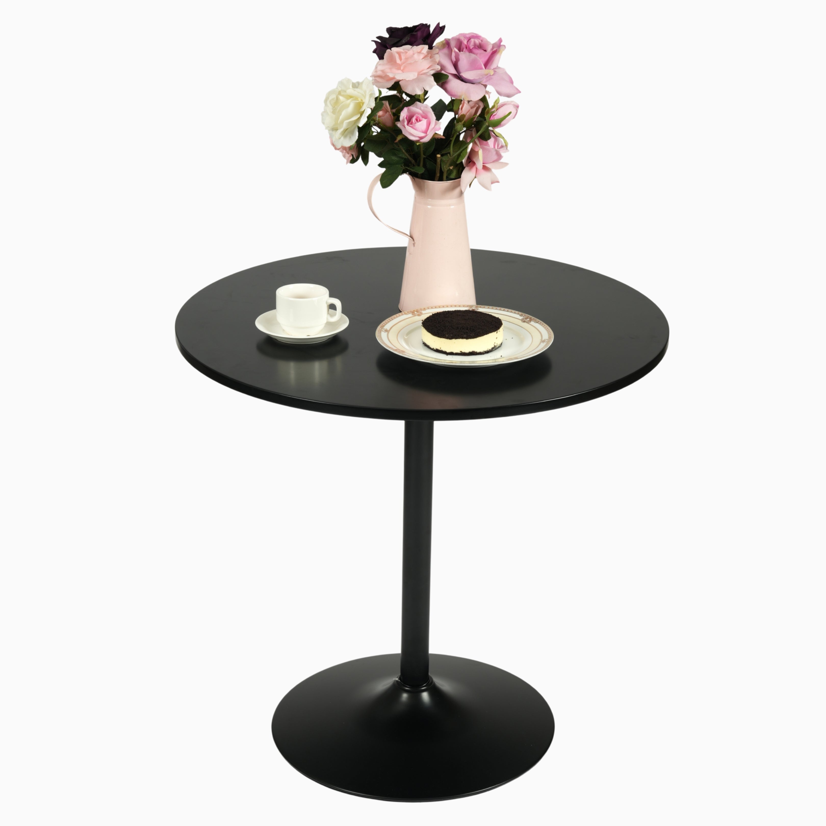 Celso Living Room Classic Design Wood painting Metal Leg Coffee Table