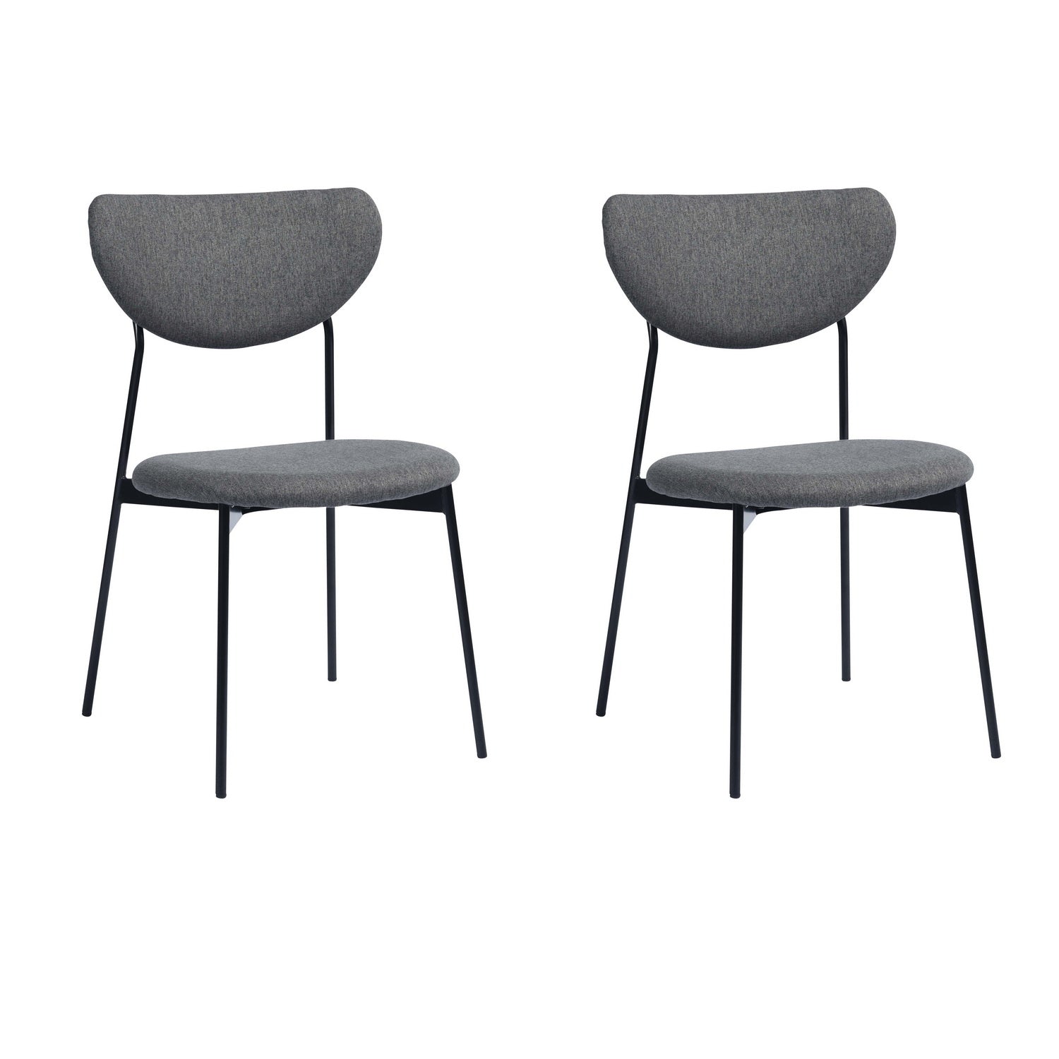 Coffey Modern Metal Dining Chair(Set of 2) - HOMY CASA