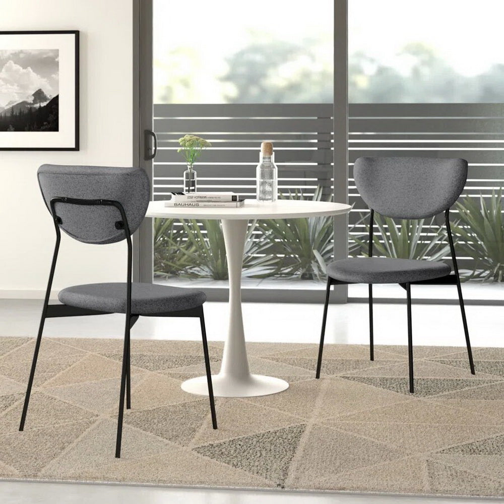 Coffey Modern Metal Dining Chair(Set of 2) - HOMY CASA