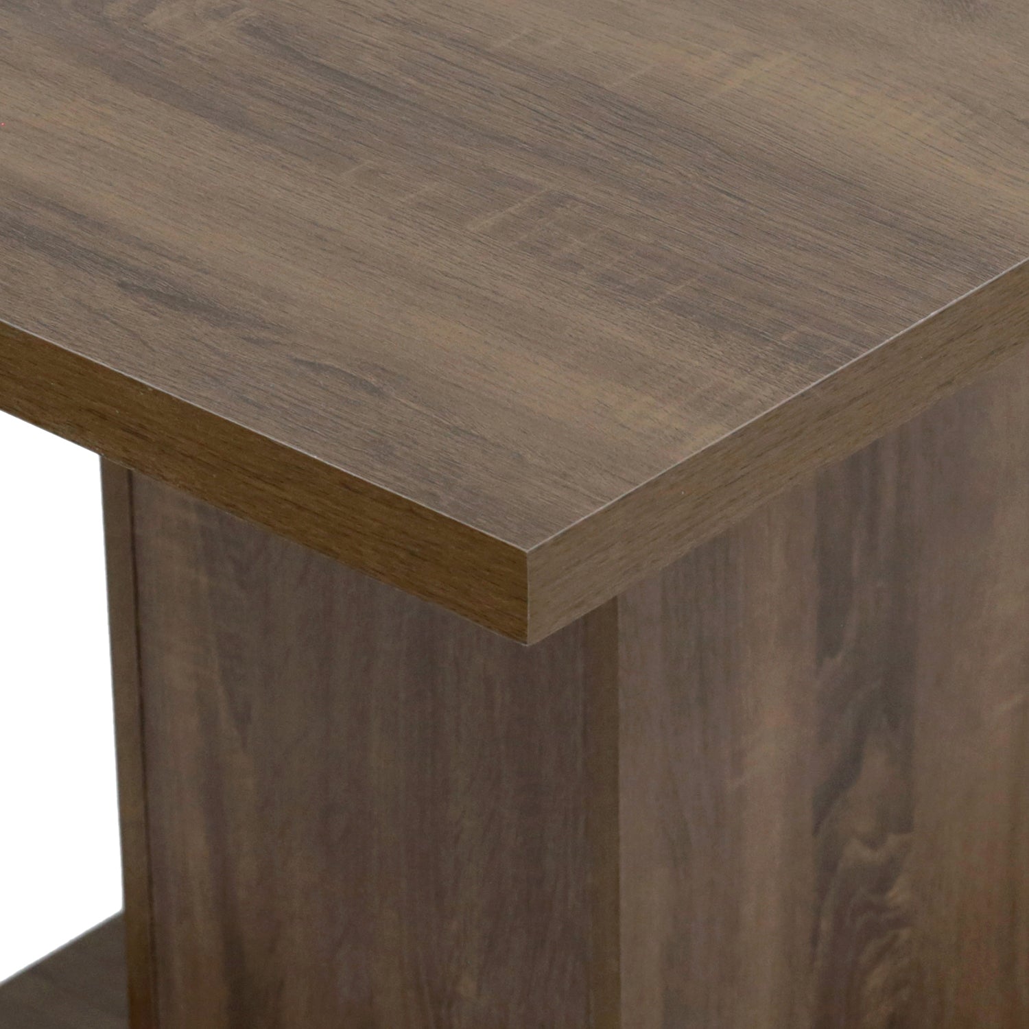 Open Box Homy Casa COFOE BROWN Dining Table "62.99" for Dining and Gathering
