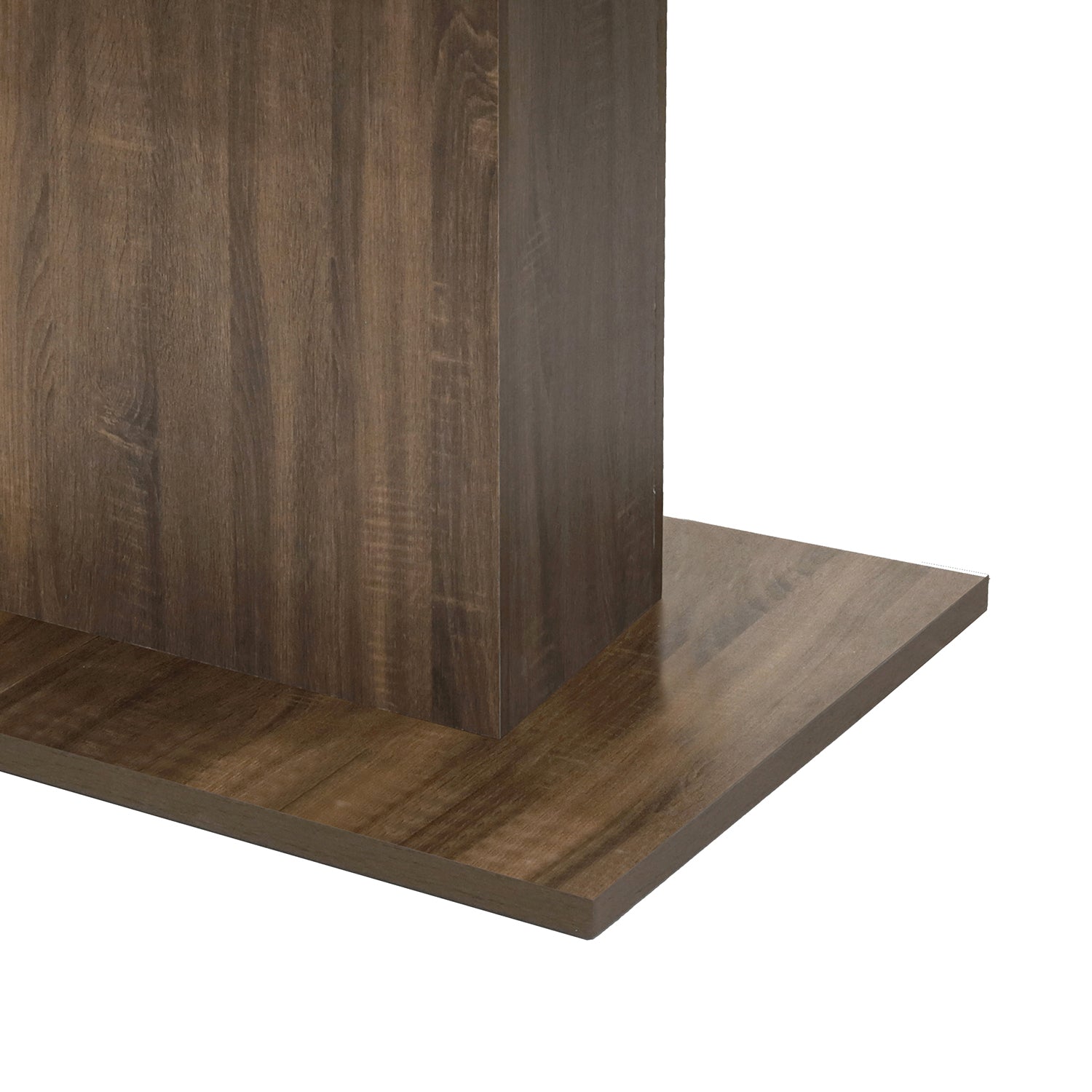 Open Box Homy Casa COFOE BROWN Dining Table "62.99" for Dining and Gathering