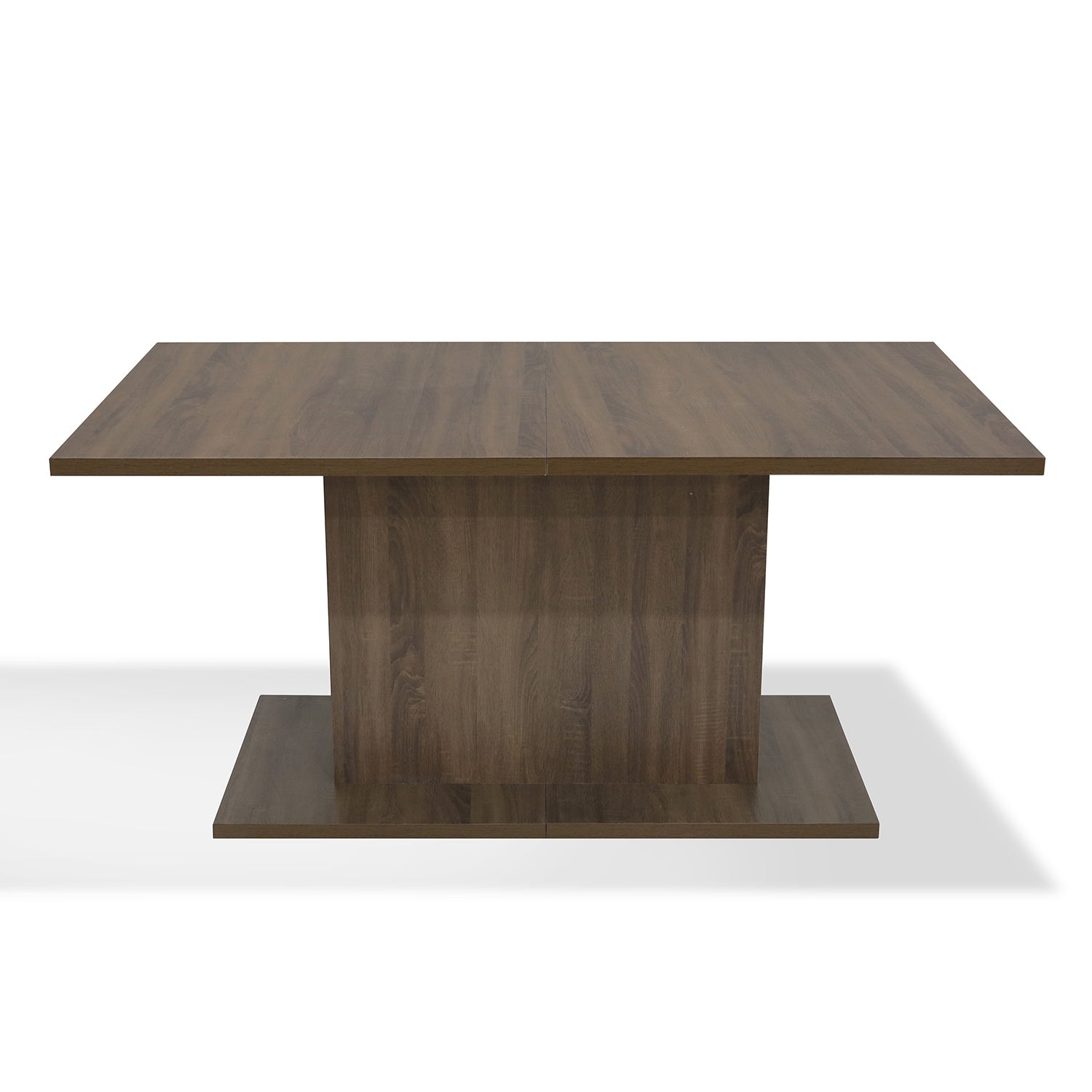 Open Box Homy Casa COFOE BROWN Dining Table "62.99" for Dining and Gathering