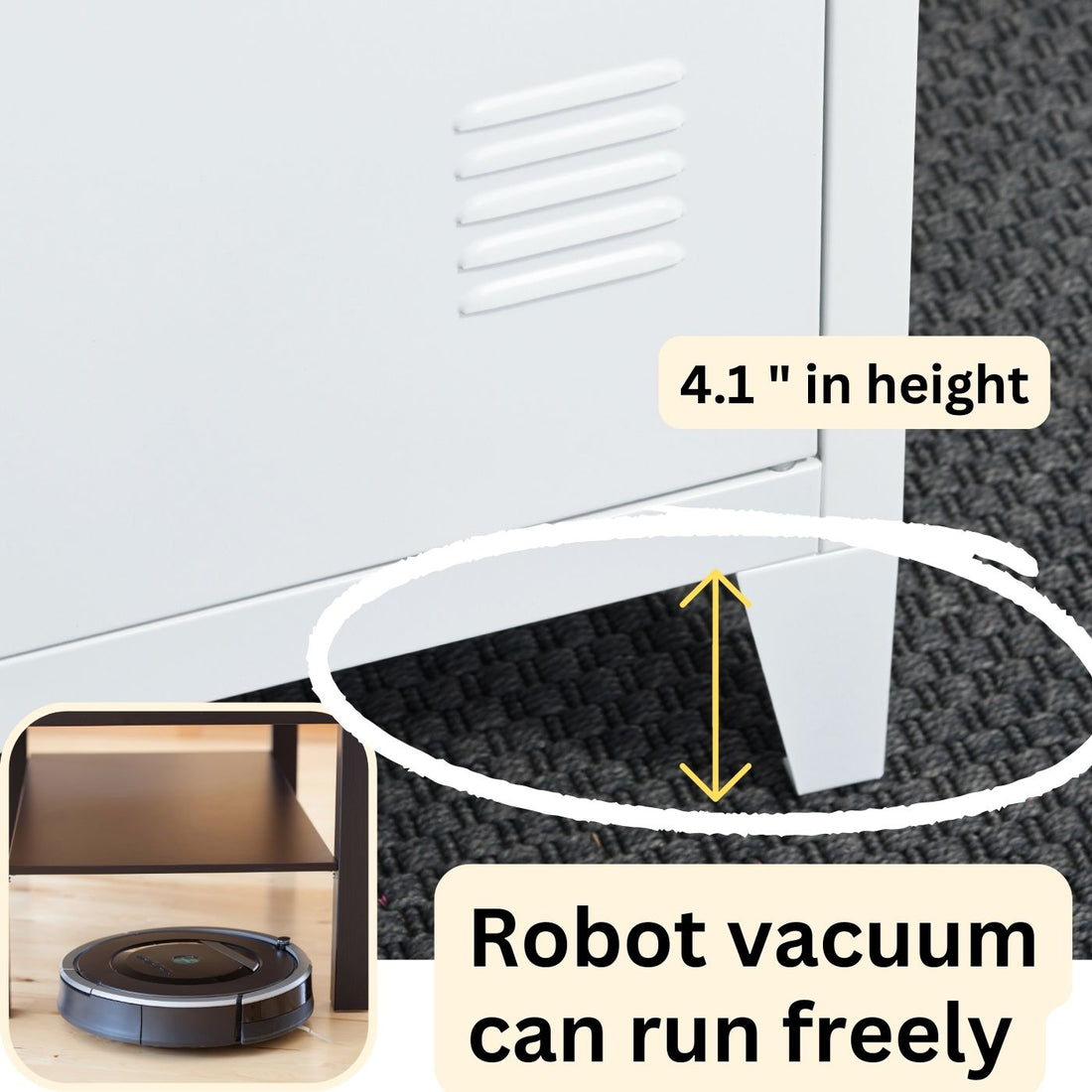 Councilbluffs Free stand Full metal Locker