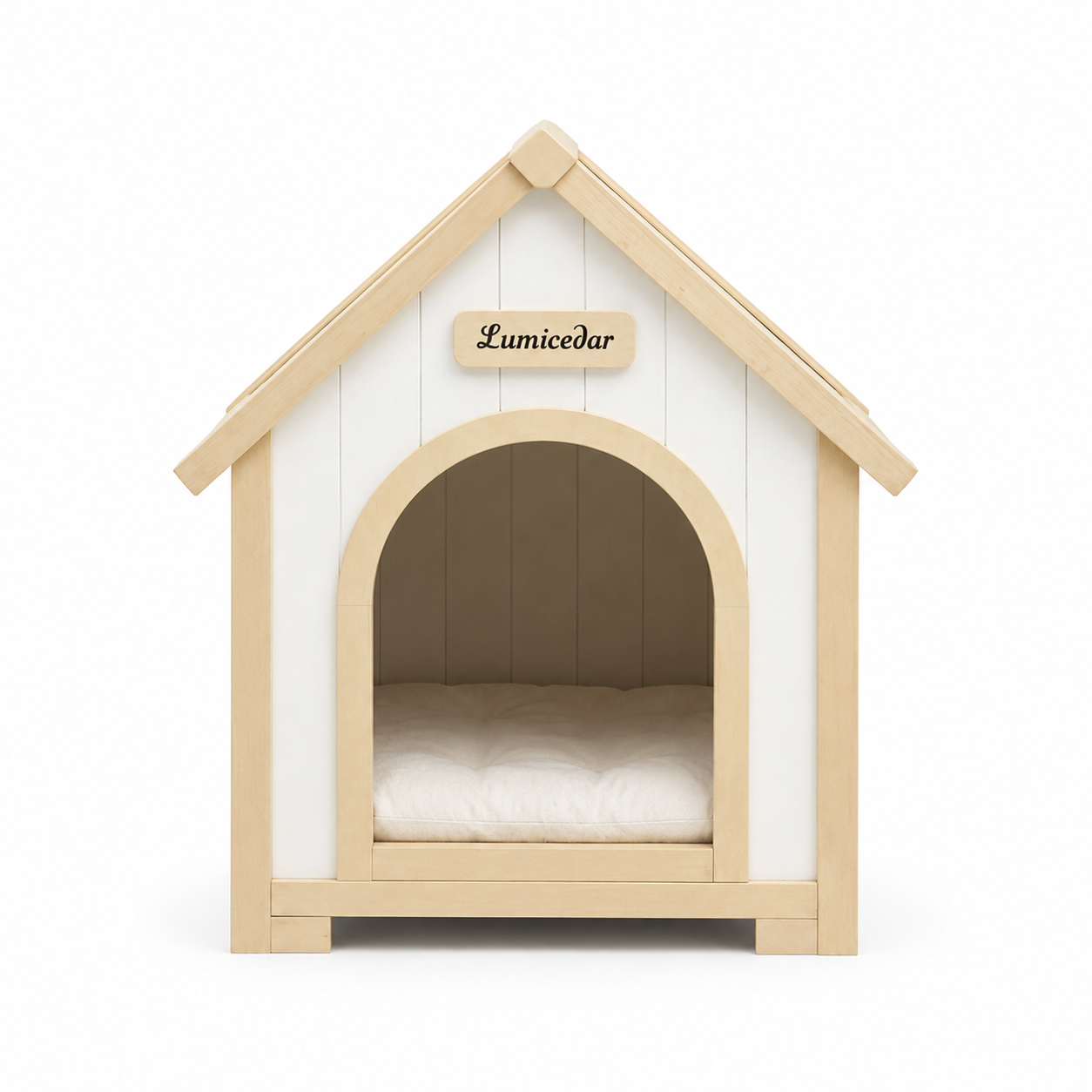 Brookside 24" Wood Indoor Pet House for Small Dogs & Cats with Cushion