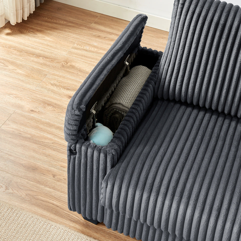 Hidden Armrest Storage
