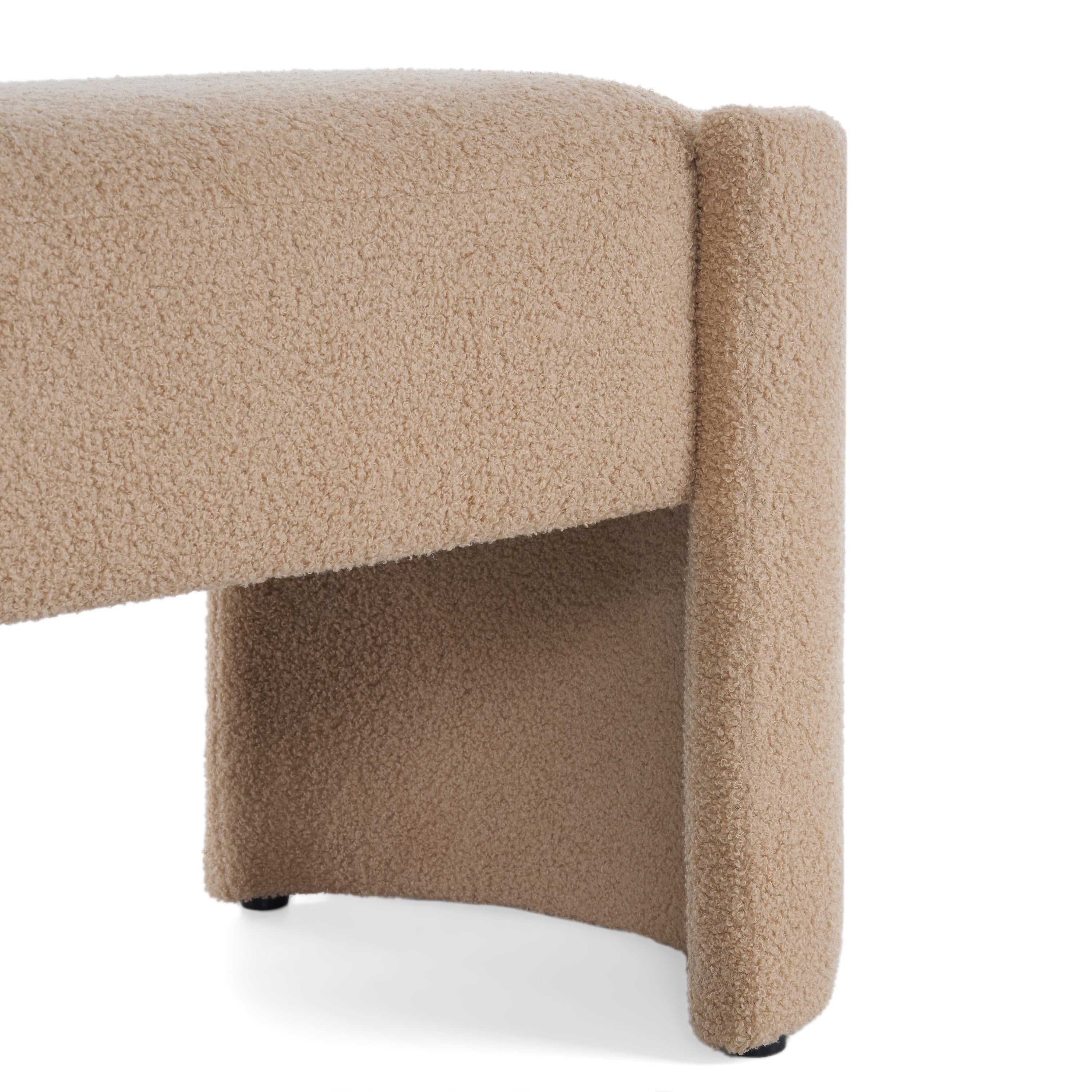 Coeur 61" Upholstered Ottoman Bench