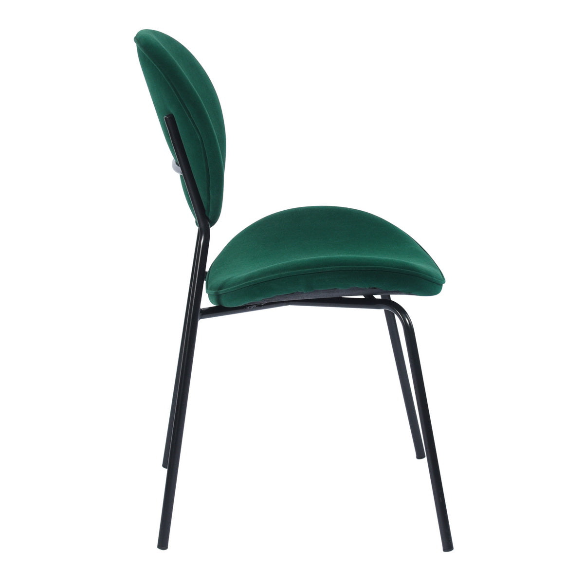 Homy Casa Darida Modern Velvet Dining Chair Set of 4, Frost Green,Open Box
