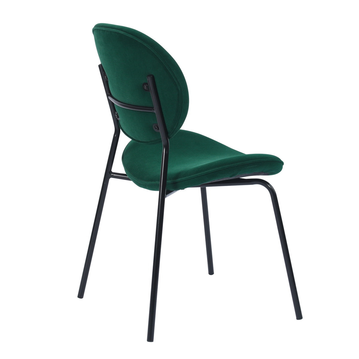 Homy Casa Darida Modern Velvet Dining Chair Set of 4, Frost Green,Open Box