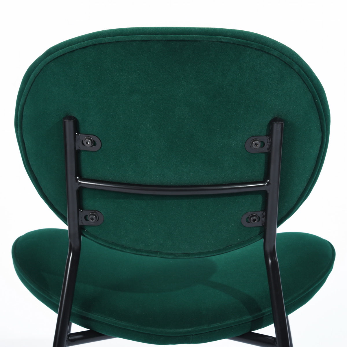 Homy Casa Darida Modern Velvet Dining Chair Set of 4, Frost Green,Open Box