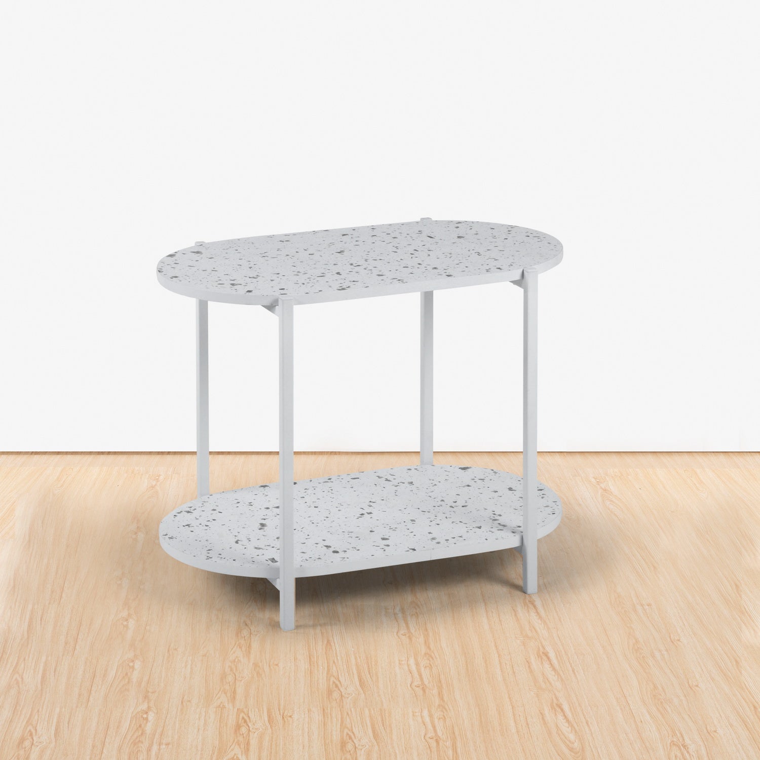 Homy Casa DELONIX 23.6" Side Table for Living Room, Bedroom, or Office Open Box