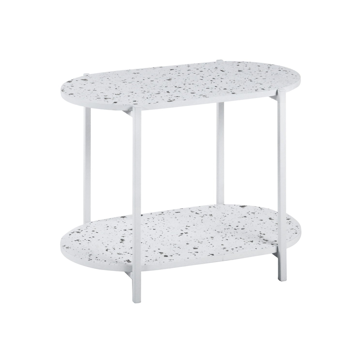Homy Casa DELONIX 23.6" Side Table for Living Room, Bedroom, or Office Open Box