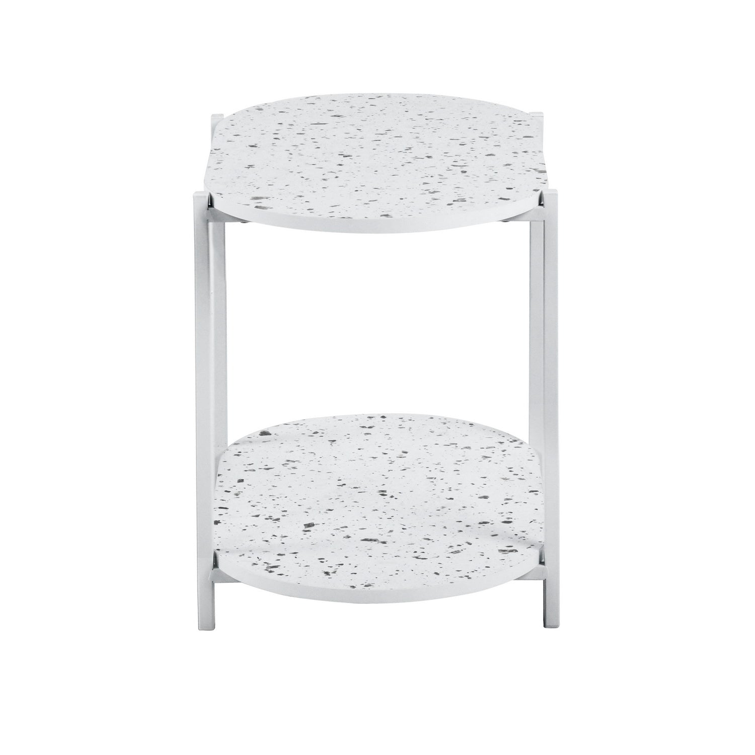 Homy Casa DELONIX 23.6" Side Table for Living Room, Bedroom, or Office Open Box