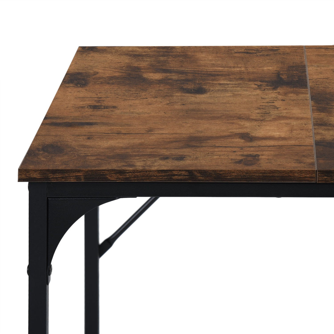 Contrasting Wood & Metal Finish