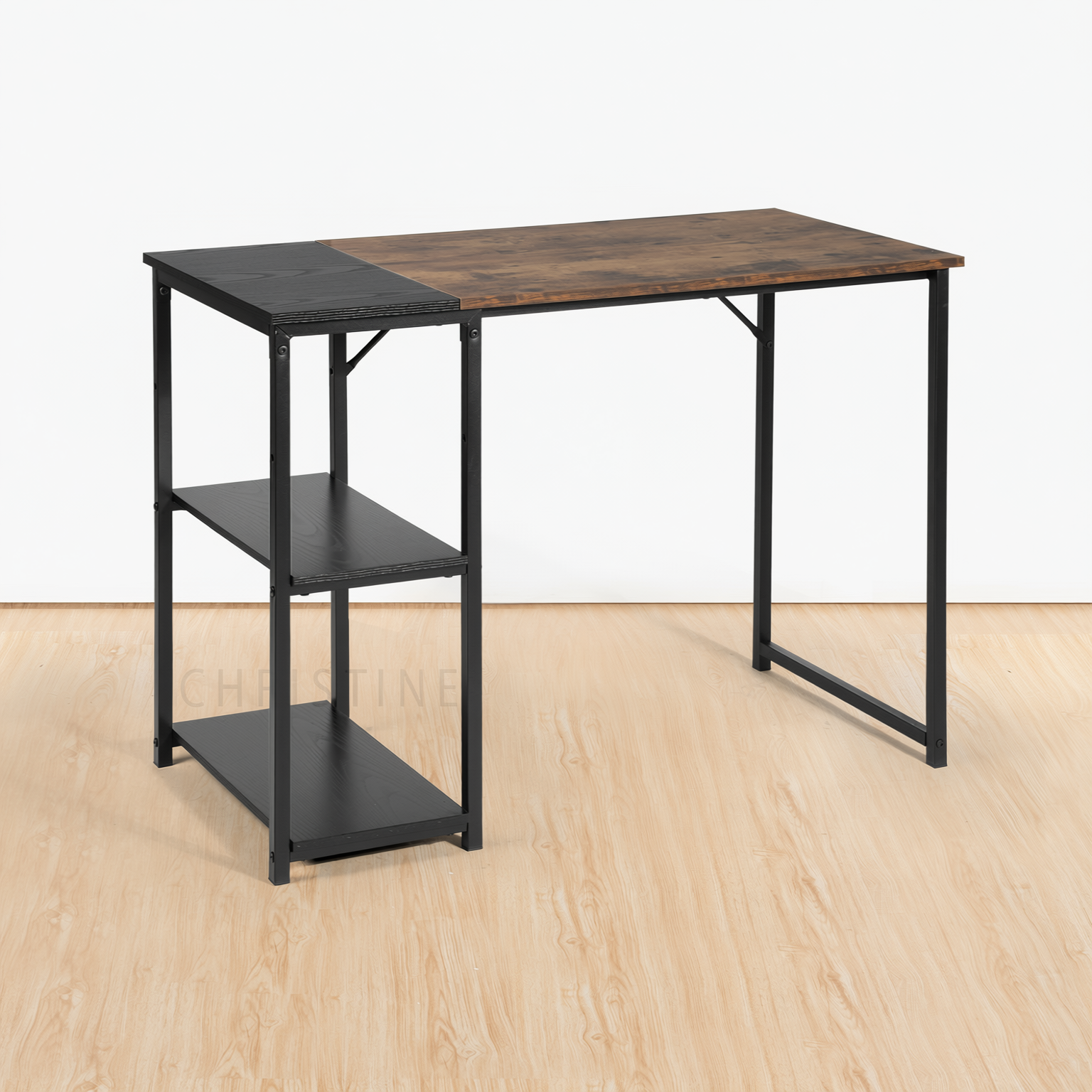 Homy Casa DEMBE 39” Multi-Purpose Desk and Storage Shelf