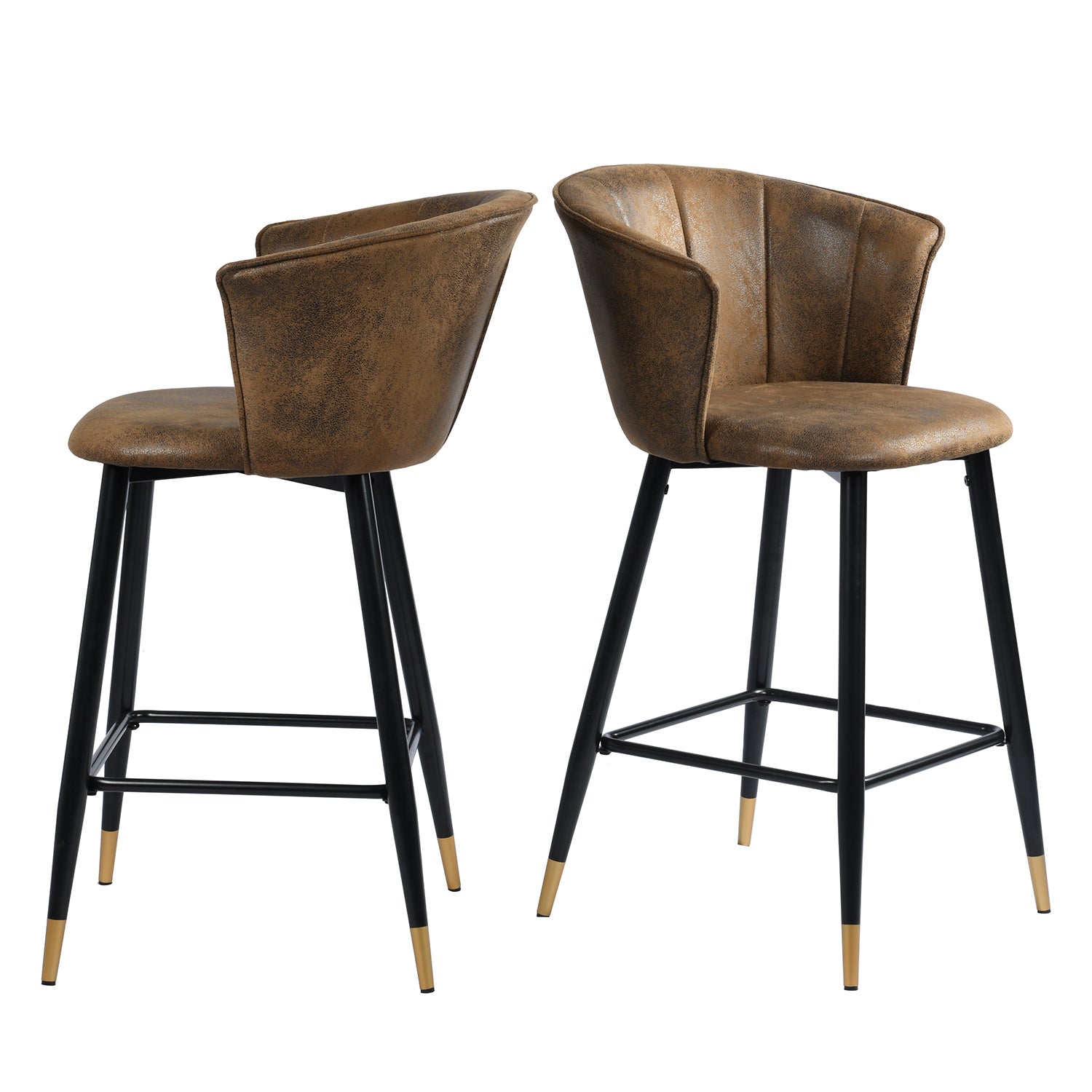doncic-counter-table-with-brown-suede-top-stylish-counter-table-with-gold-legs