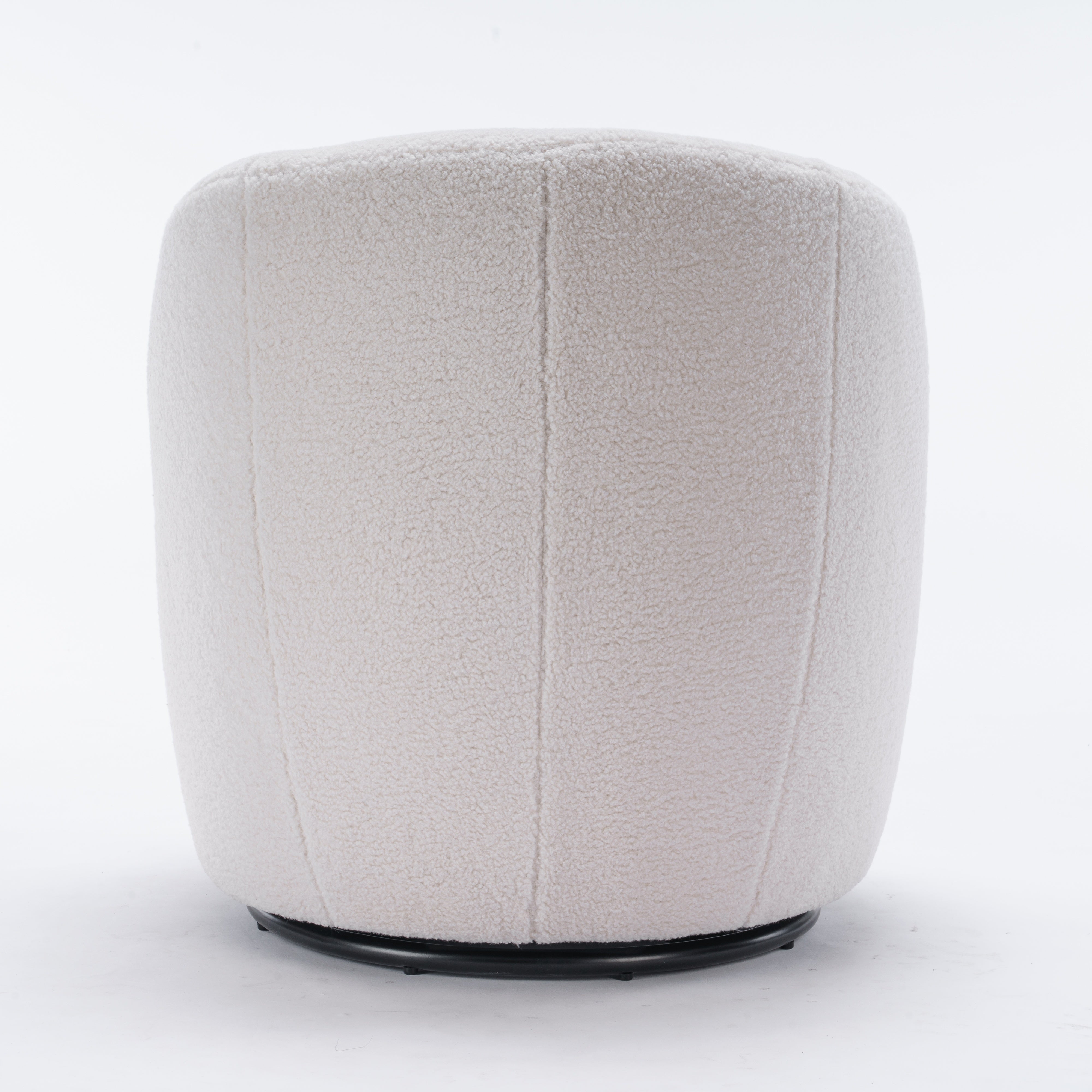 Denali Teddy Fabric Swivel Accent Armchair