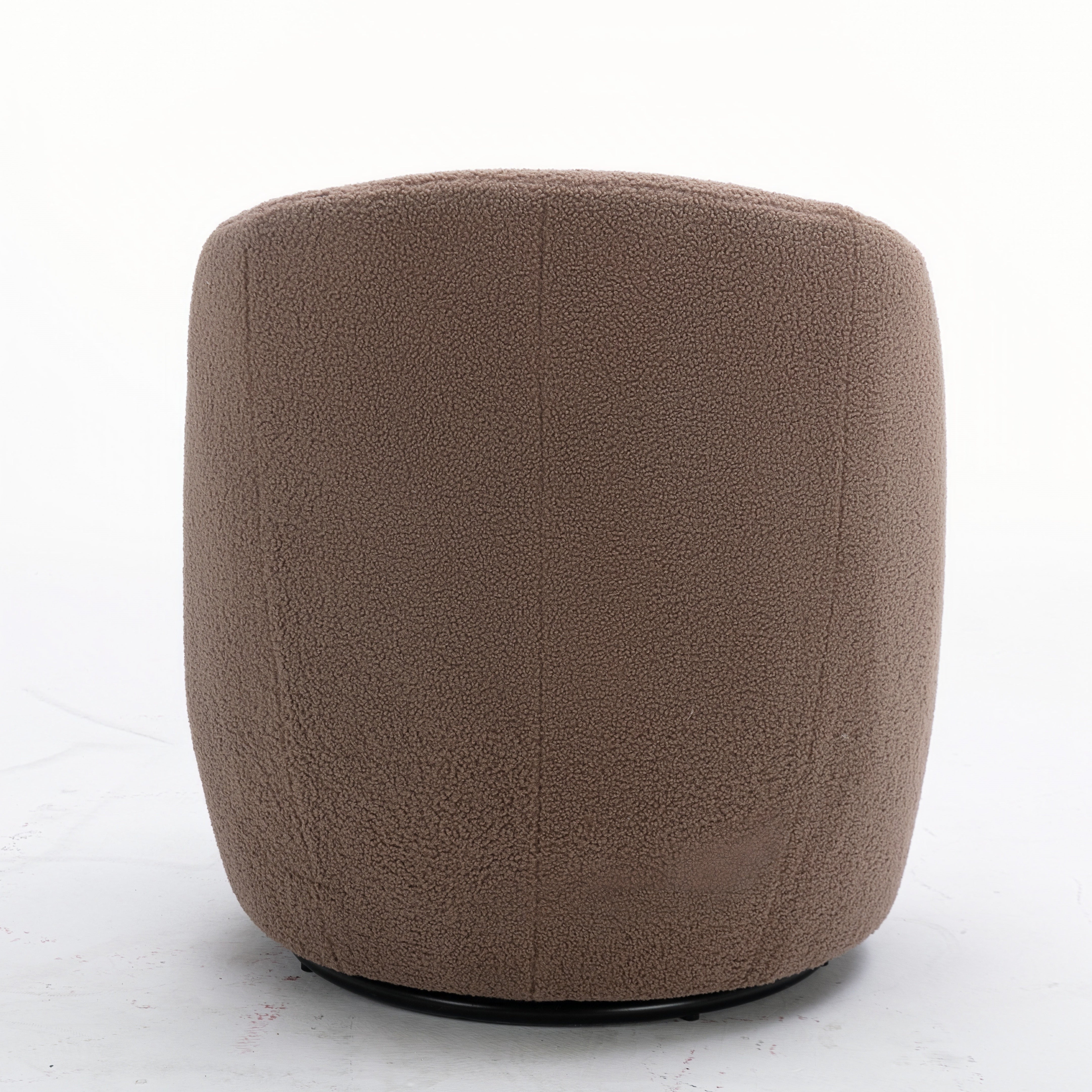 Denali Teddy Fabric Swivel Accent Armchair