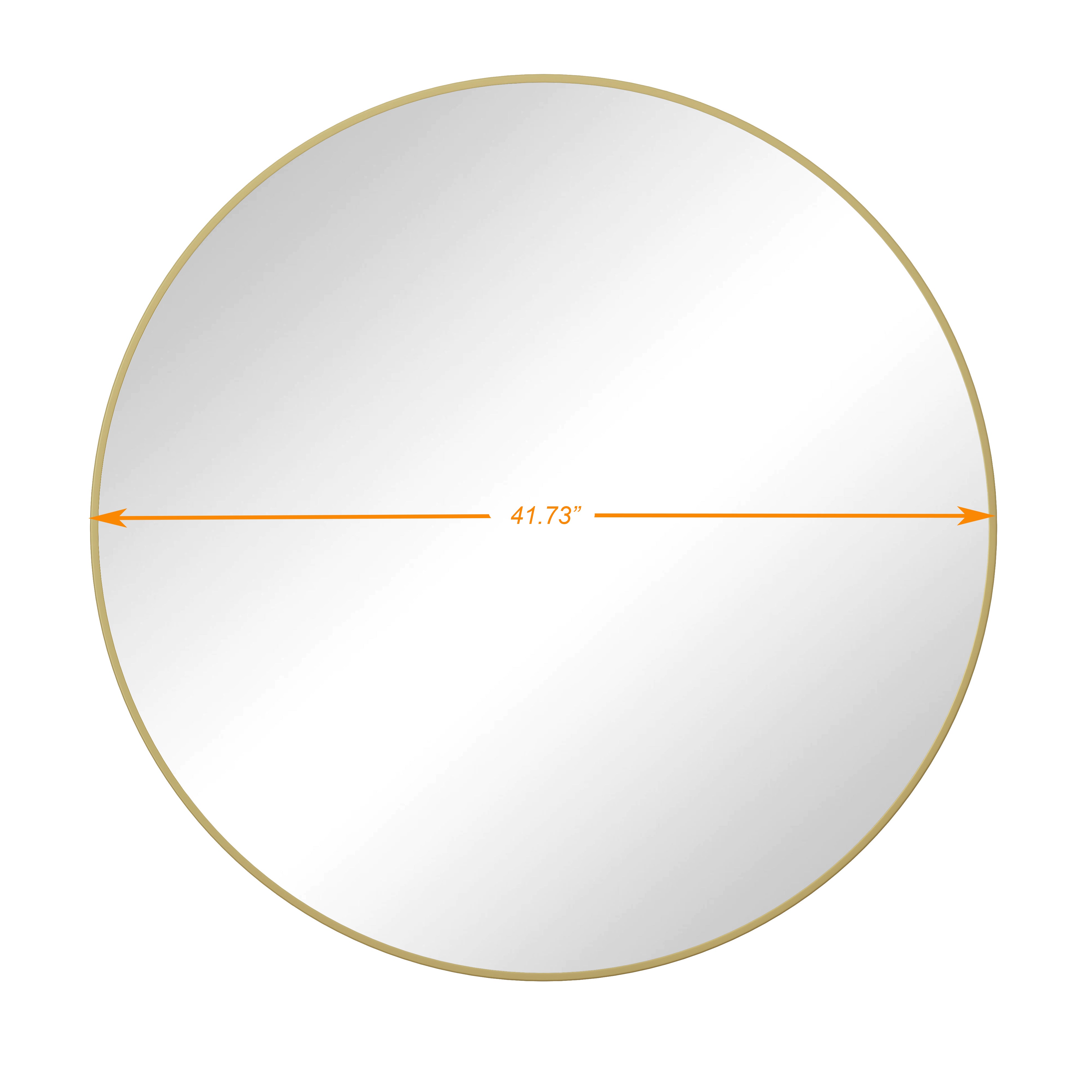Aperture 42" Round Wall Mirror