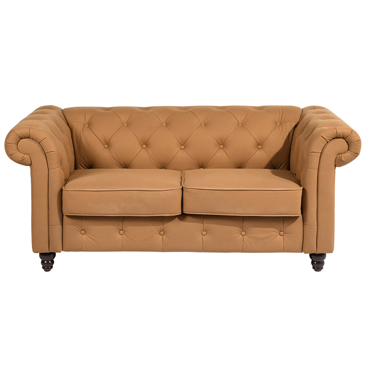 Homy Casa EDWINA DOUBLE SEATER 67" Loveseat for Living Room, Bedroom, Office, Apartment, Dorm, Home, Workspace, Small Space Open Box