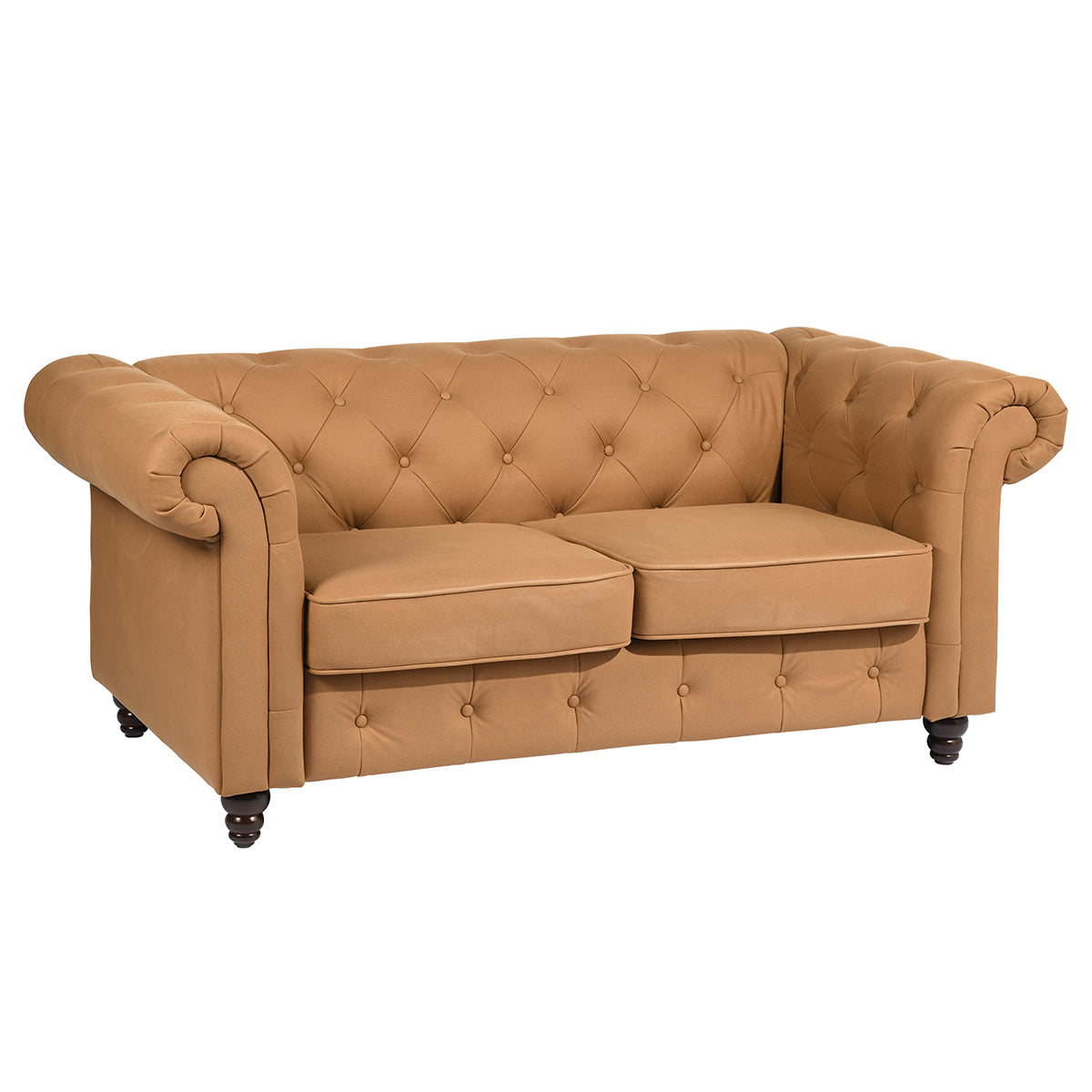 Homy Casa EDWINA DOUBLE SEATER 67" Loveseat for Living Room, Bedroom, Office, Apartment, Dorm, Home, Workspace, Small Space Open Box