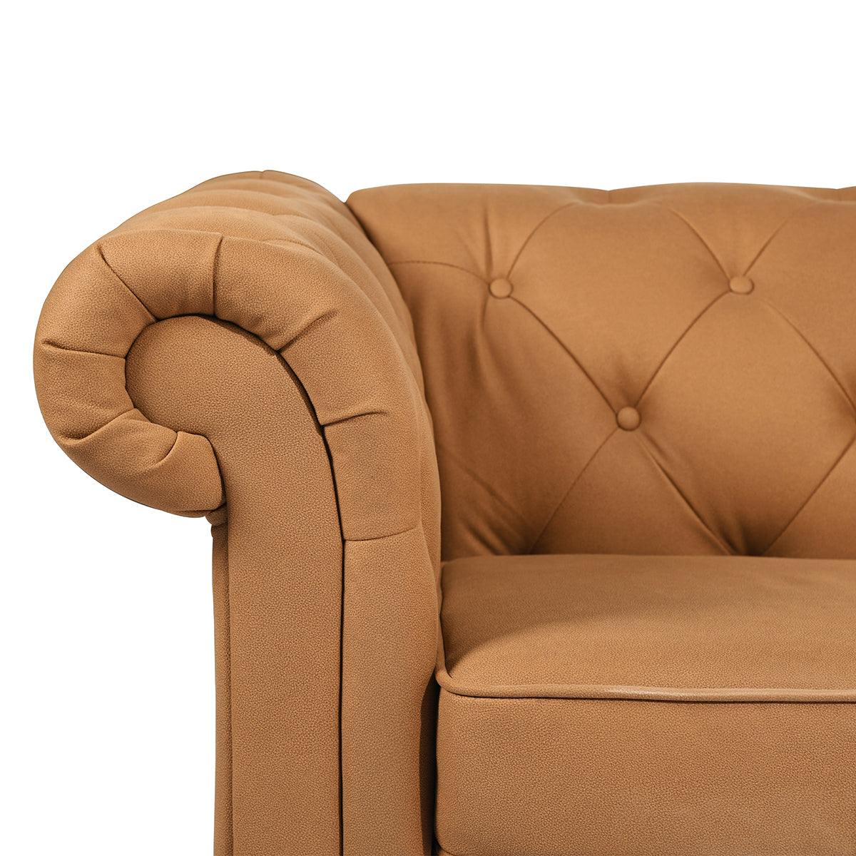 Homy Casa EDWINA DOUBLE SEATER 67" Loveseat for Living Room, Bedroom, Office, Apartment, Dorm, Home, Workspace, Small Space Open Box