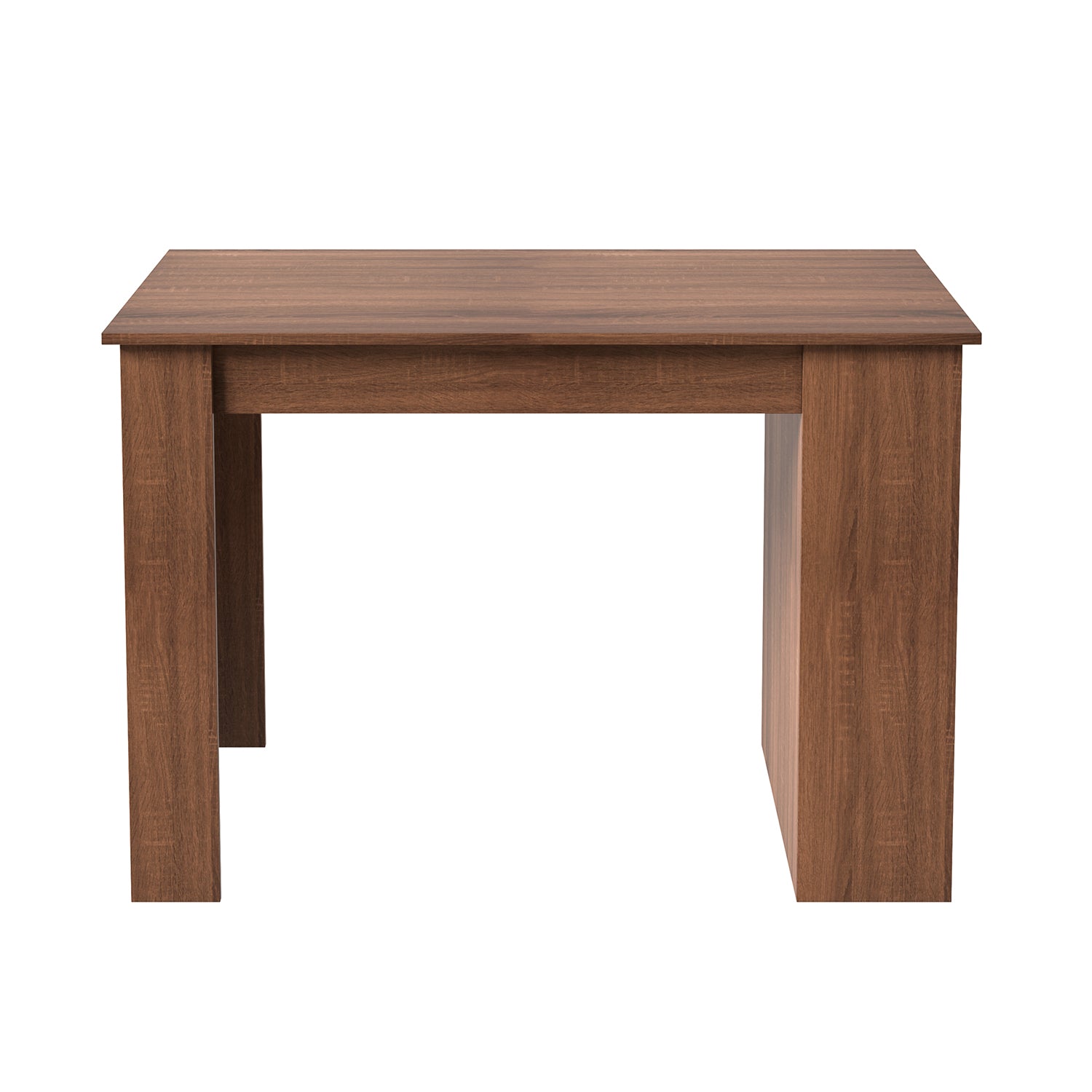 Homy Casa ELROY Dining Table 43.3" Brown Dining Room