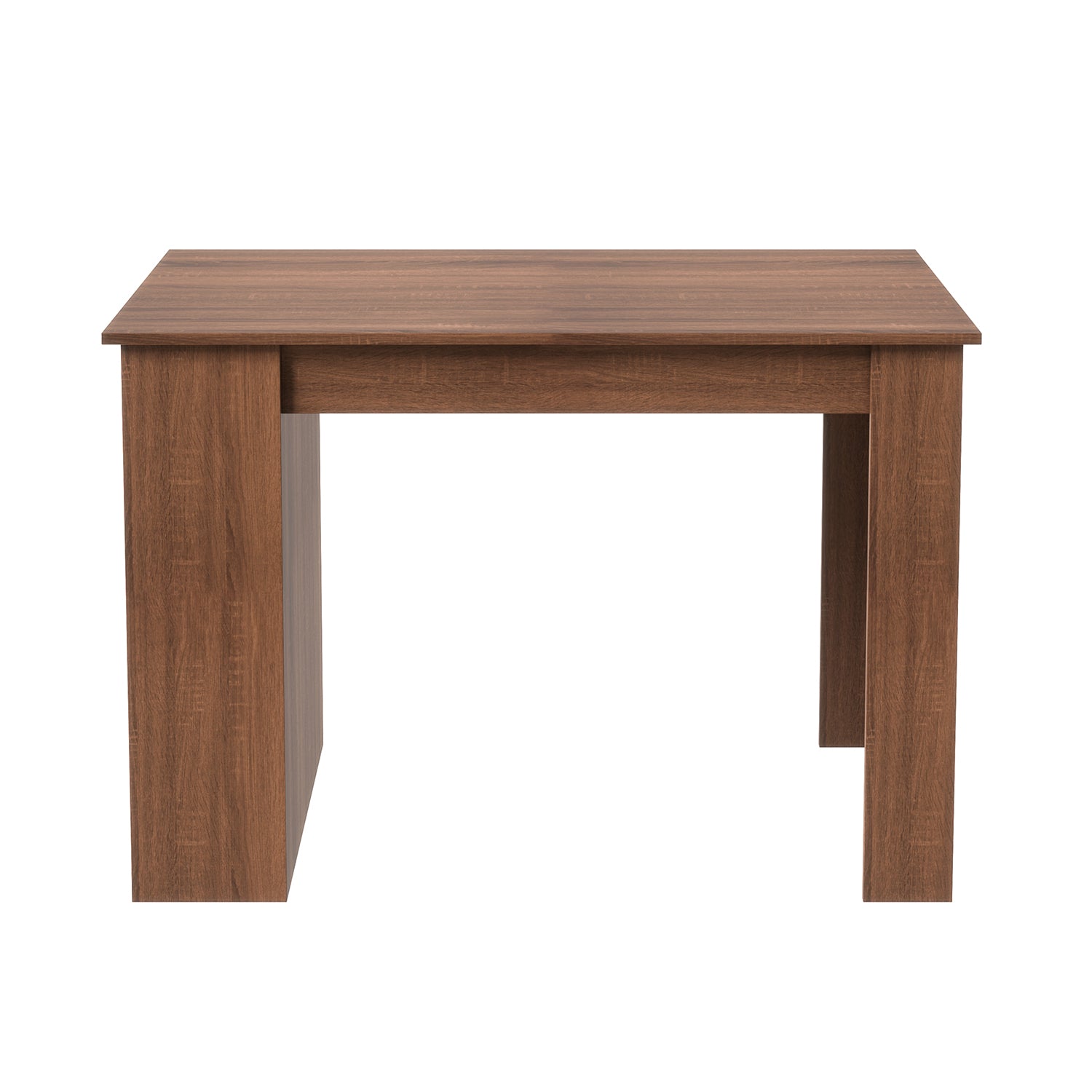 Homy Casa ELROY Dining Table 43.3" Brown Dining Room
