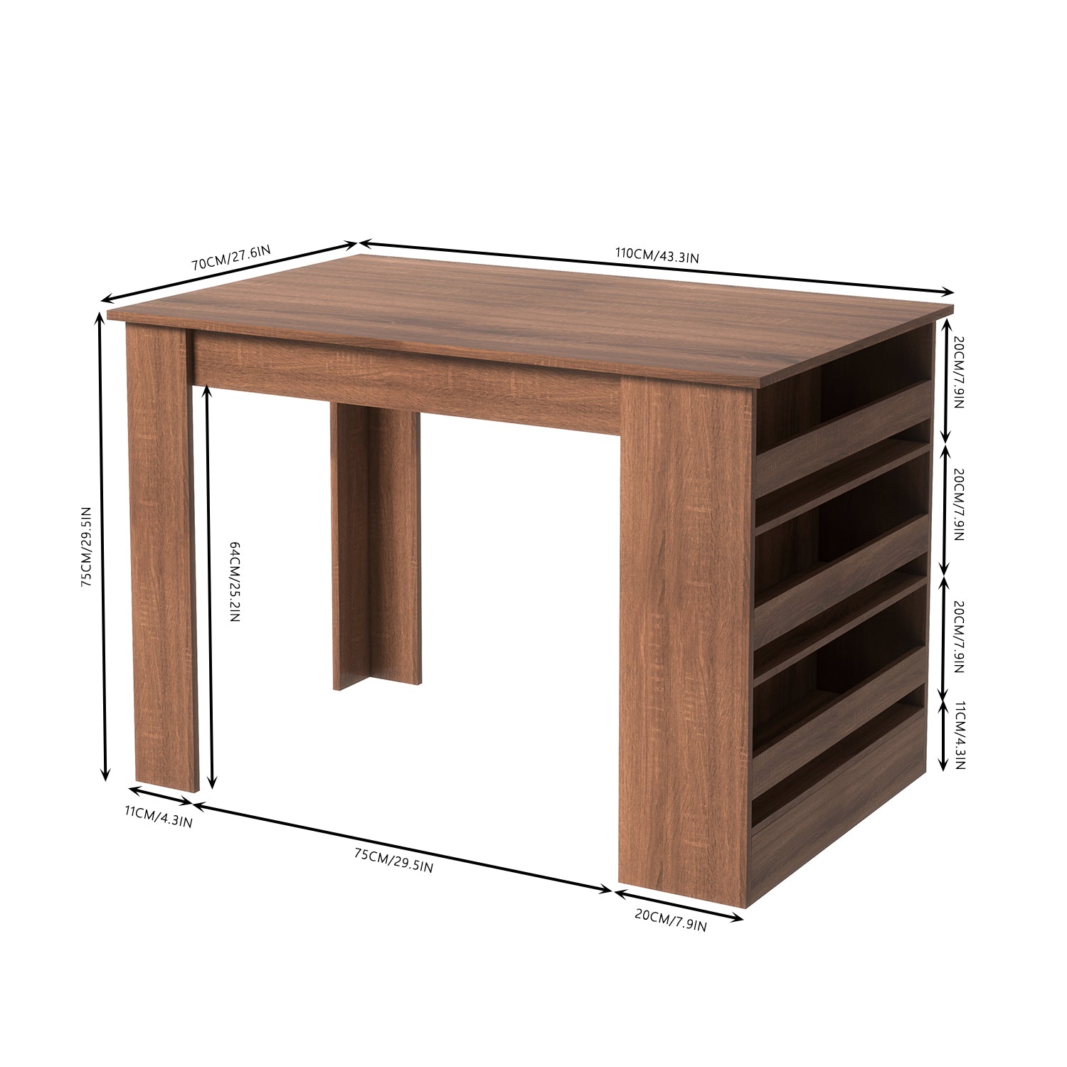 Homy Casa ELROY+LUCETTA 3PC Dining Set with Brown Table and 2 LUCETTA Green Dining Chairs Open Box