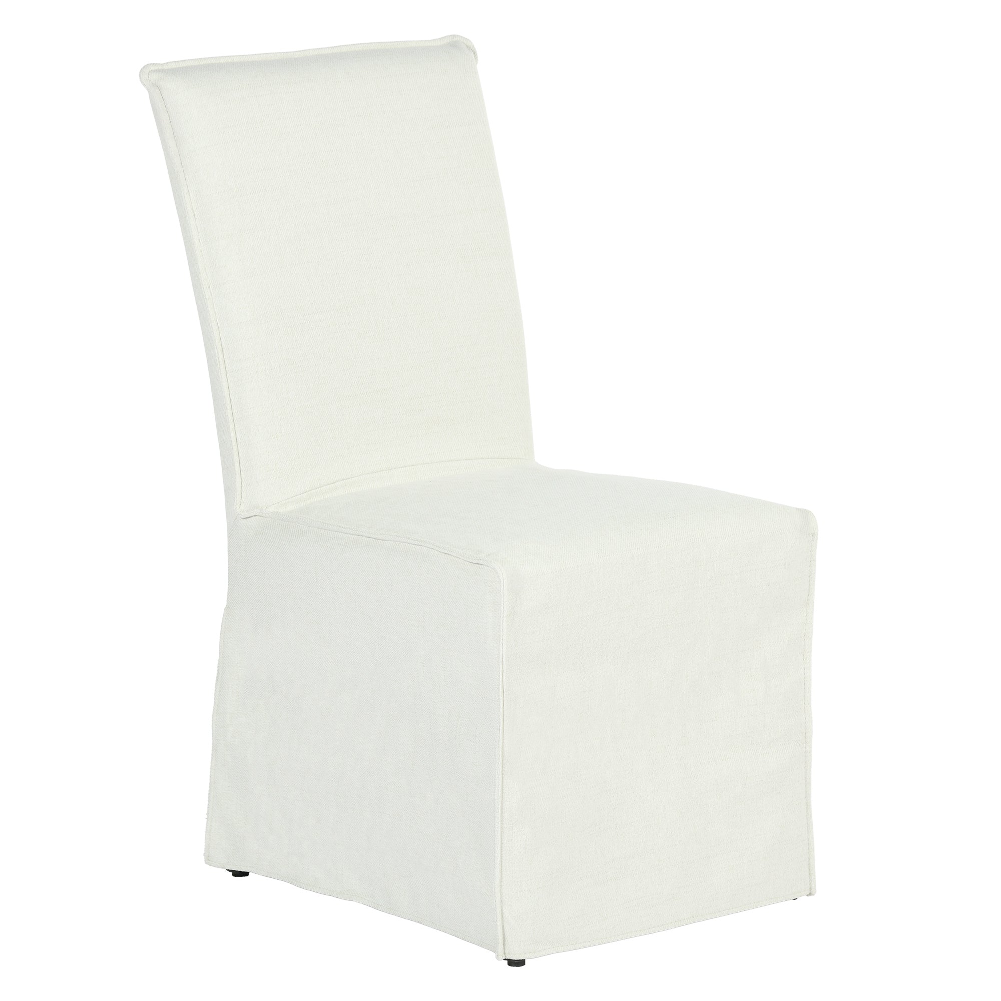 Homy Casa ELVO Beige Dining Chair 2PK 19.69" W x 25.79" D x 37.01" H Dining Seating Set