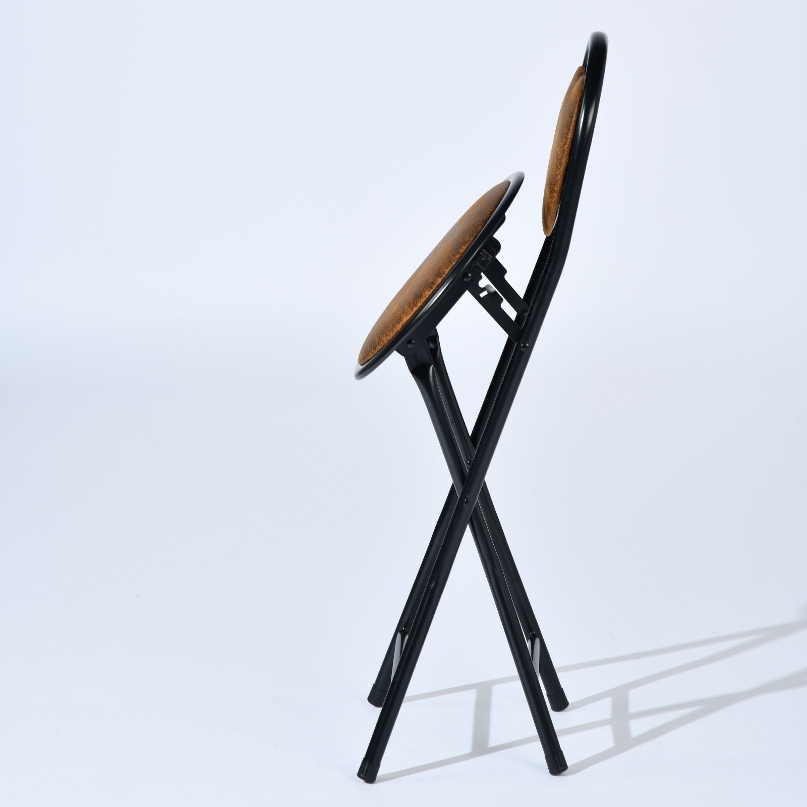 Stylish Heart-Back Folding Chairs, perfect for small Dining And Parties-HOMY CASA