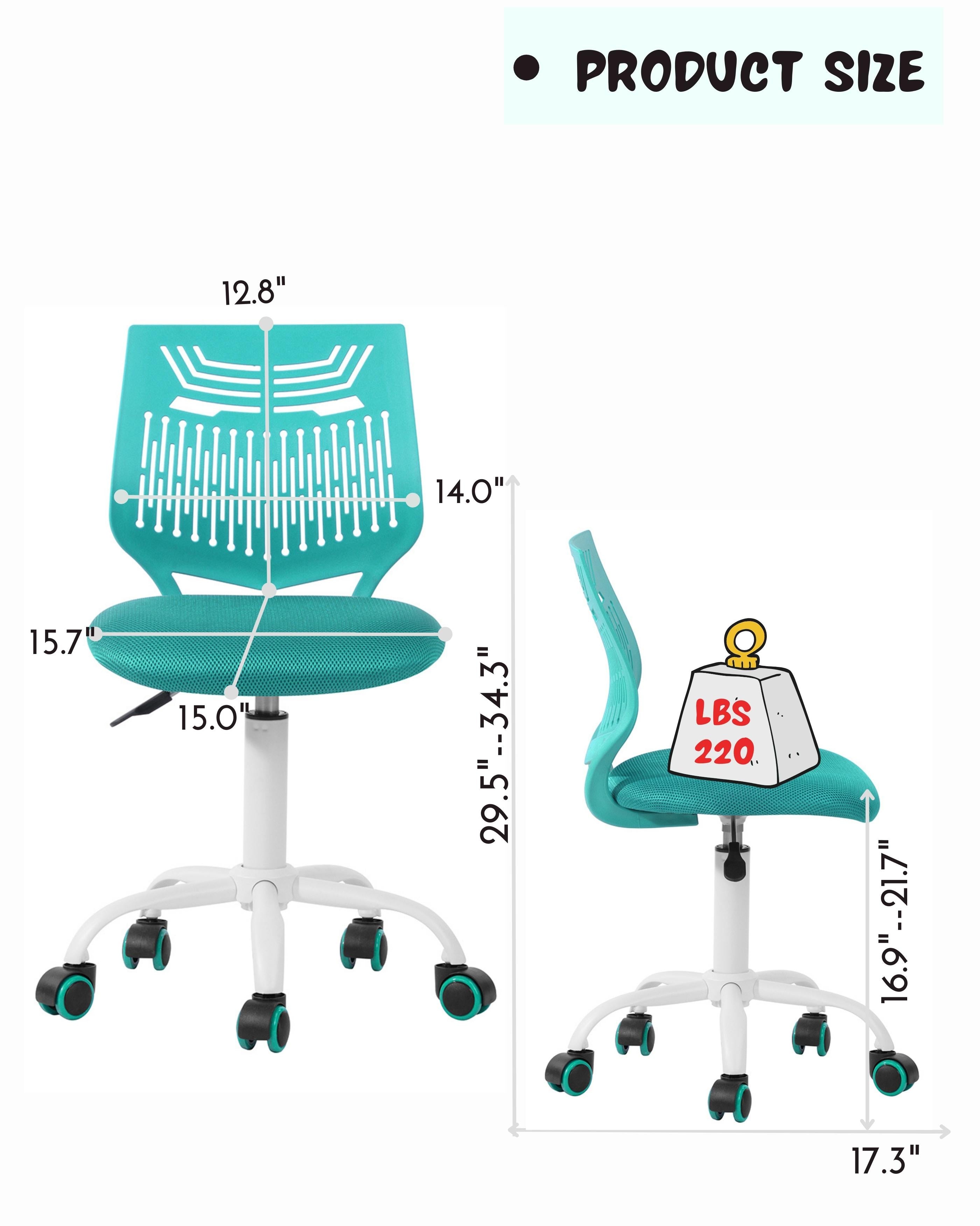 Favors Ergonomic Study Chair, Adjustable, Skeleton Backrest