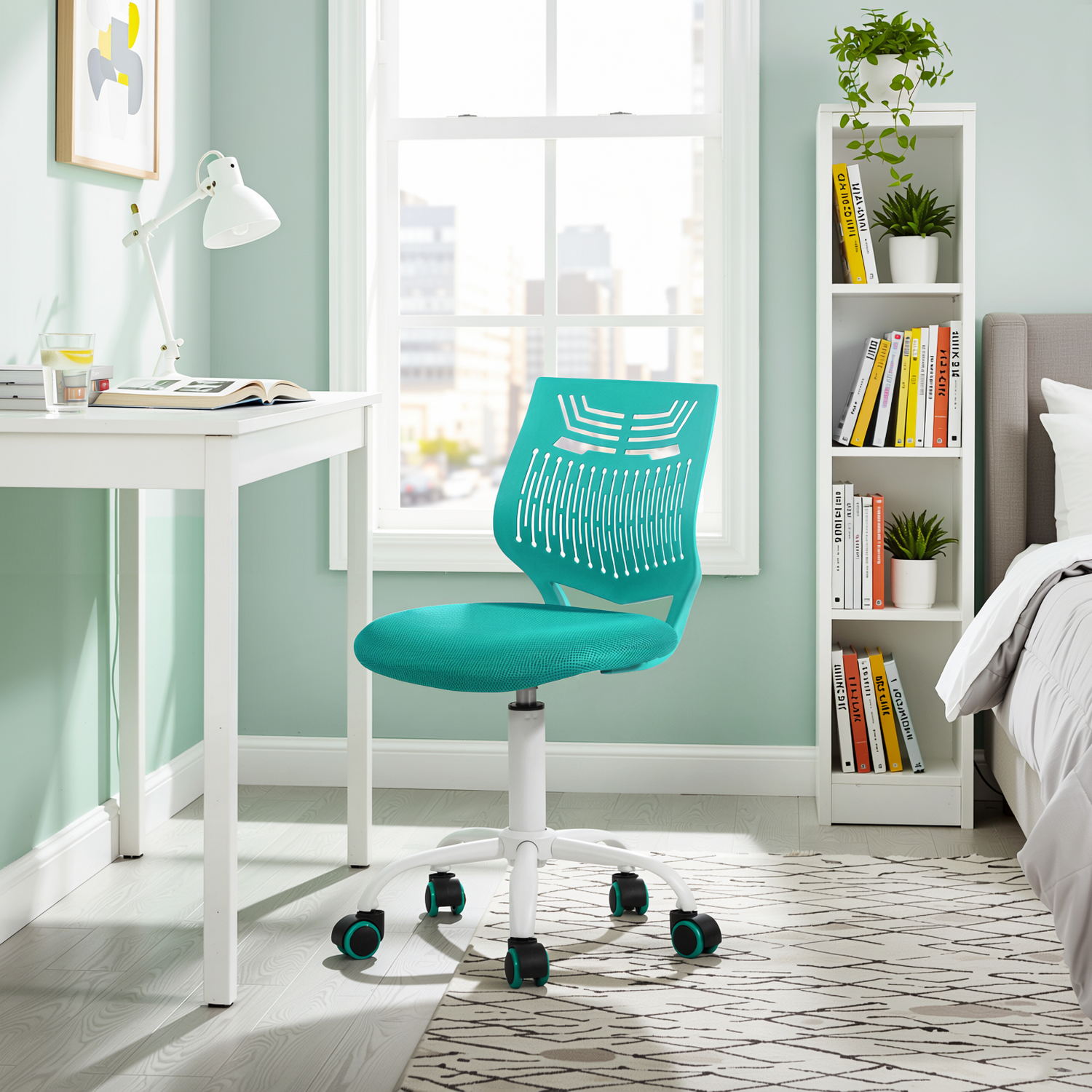 Favors Ergonomic Study Chair, Adjustable, Skeleton Backrest